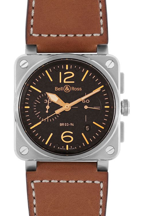 Bell & Ross Instruments BR0394-ST-G-HE/SCA