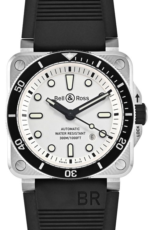 Bell & Ross Professional BR0392-D-WH-ST/SRB