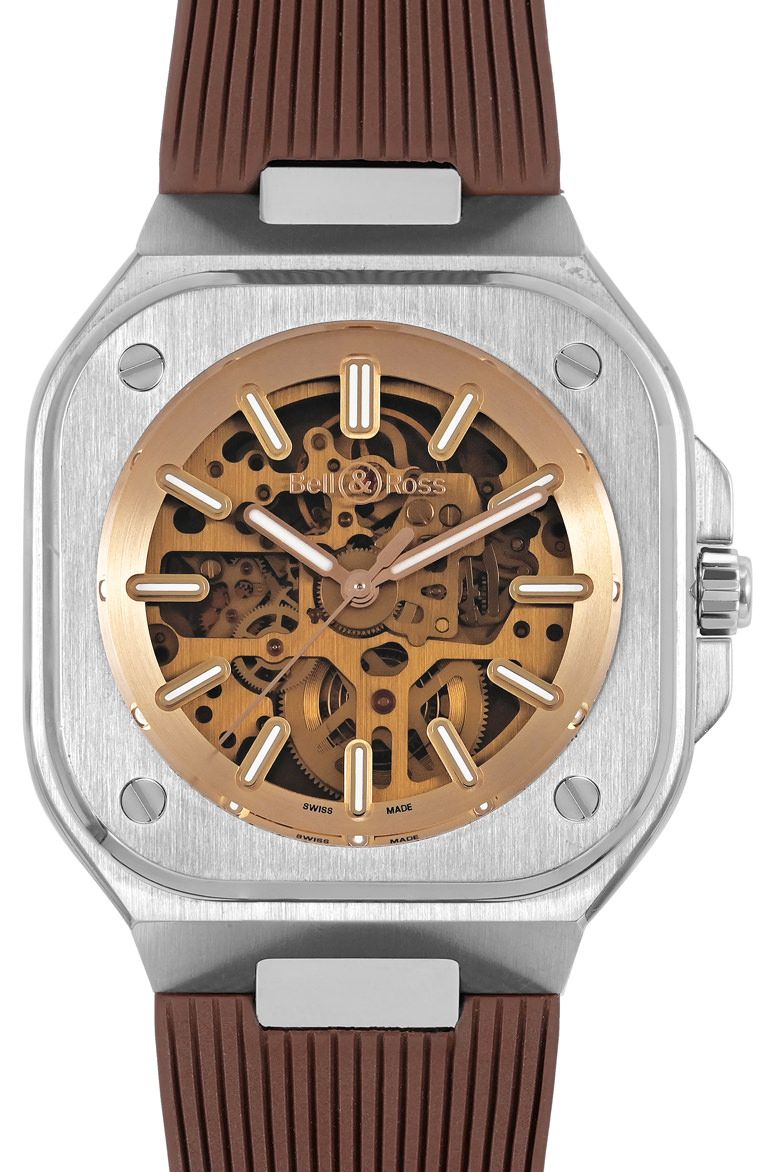 Pre-Owned Bell & Ross Urban Men Watch in Brown Colour Dial