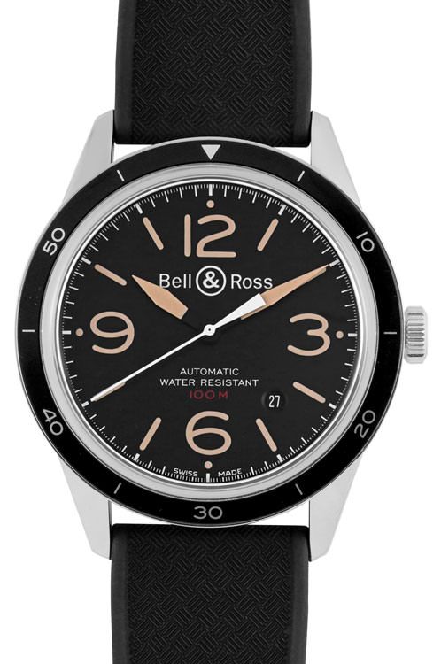 Bell & Ross Vintage BRV123-ST-HER/SRB