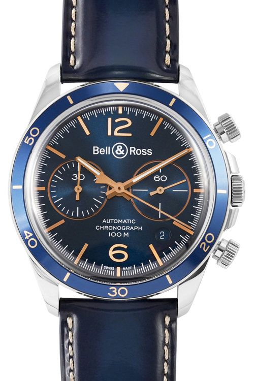 Bell & Ross Vintage BRV294-BU-G-ST/SCA