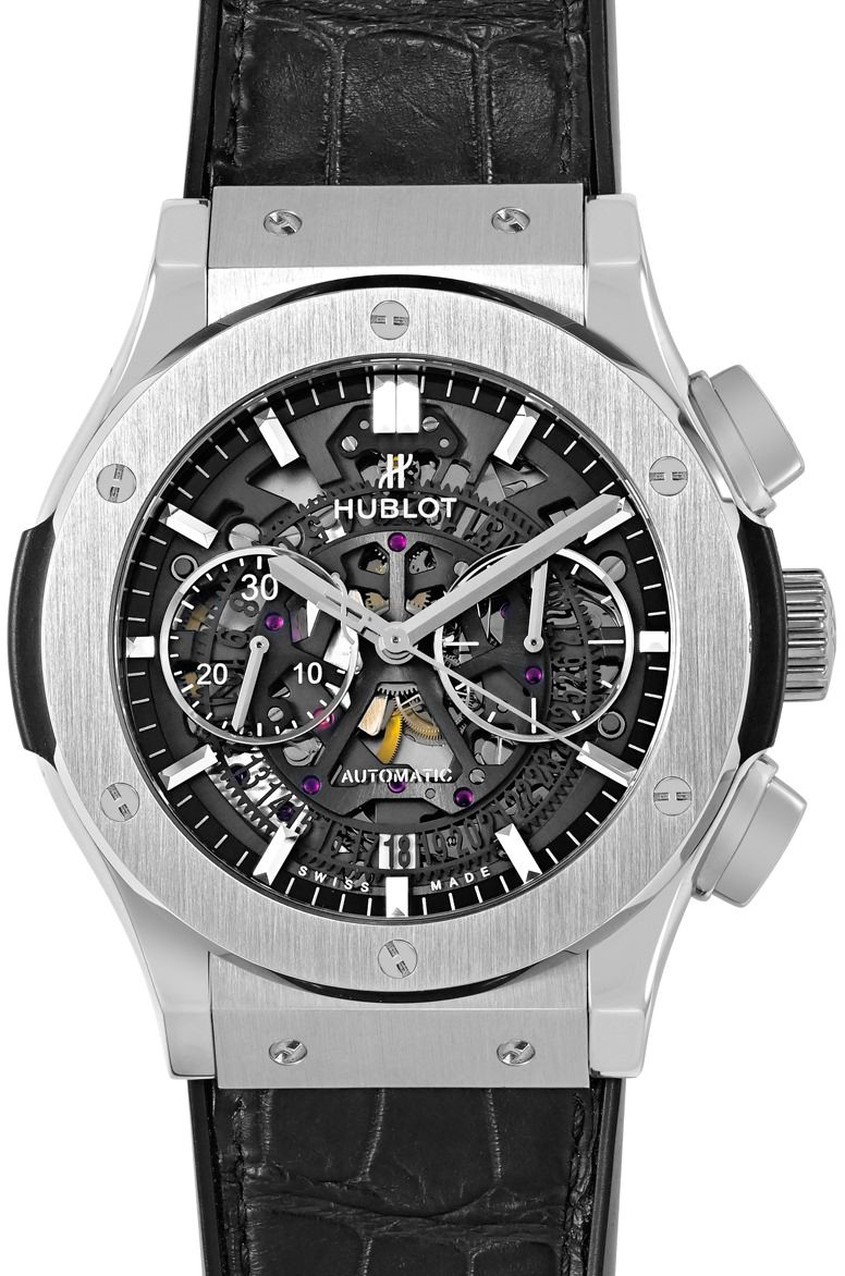 ピエロ Pre-Owned Hublot Classic Fusion Men Watch in Skeleton Colour Dial