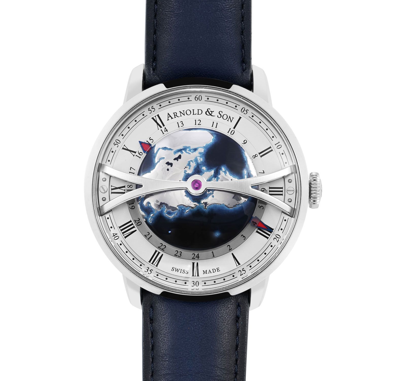 Pre-Owned Arnold & Son Globetrotter