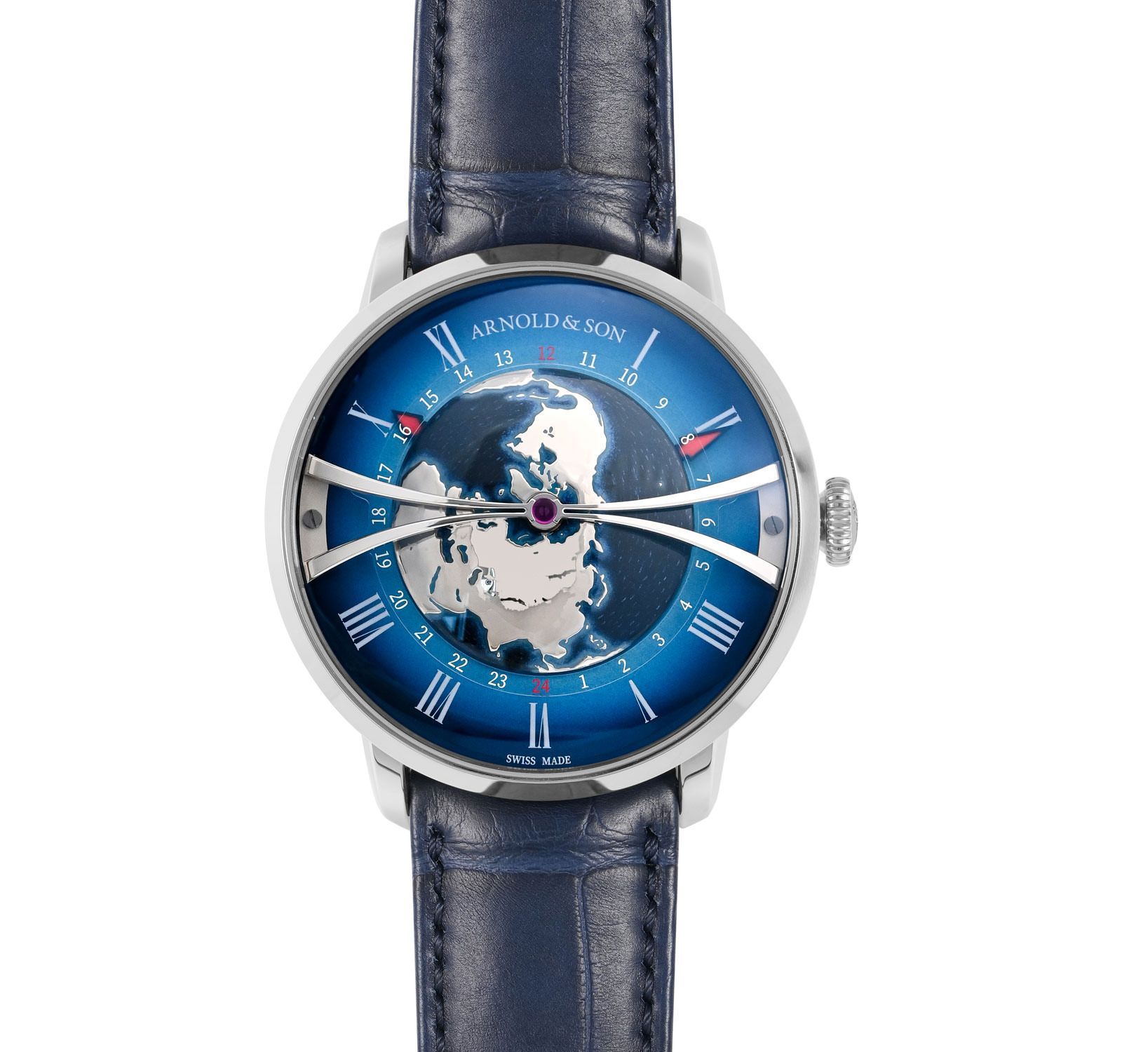 Pre-Owned Arnold & Son Globetrotter