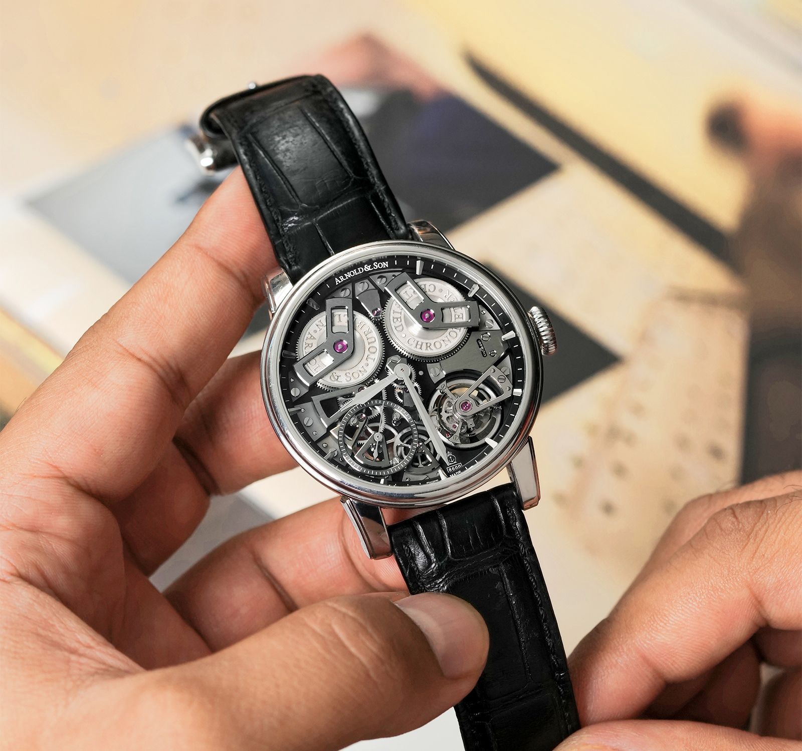 Pre-Owned Arnold & Son Tourbillon Chronometer 36 Price