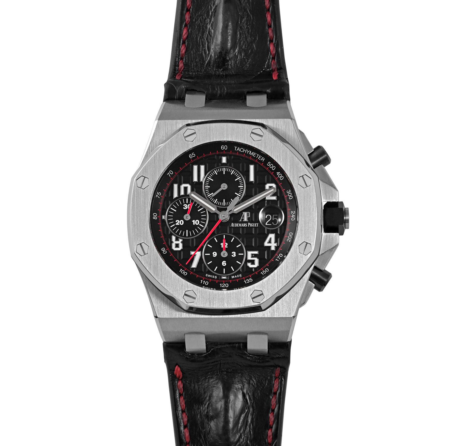 Pre-Owned Audemars Piguet Royal Oak Offshore Men Watch in Black