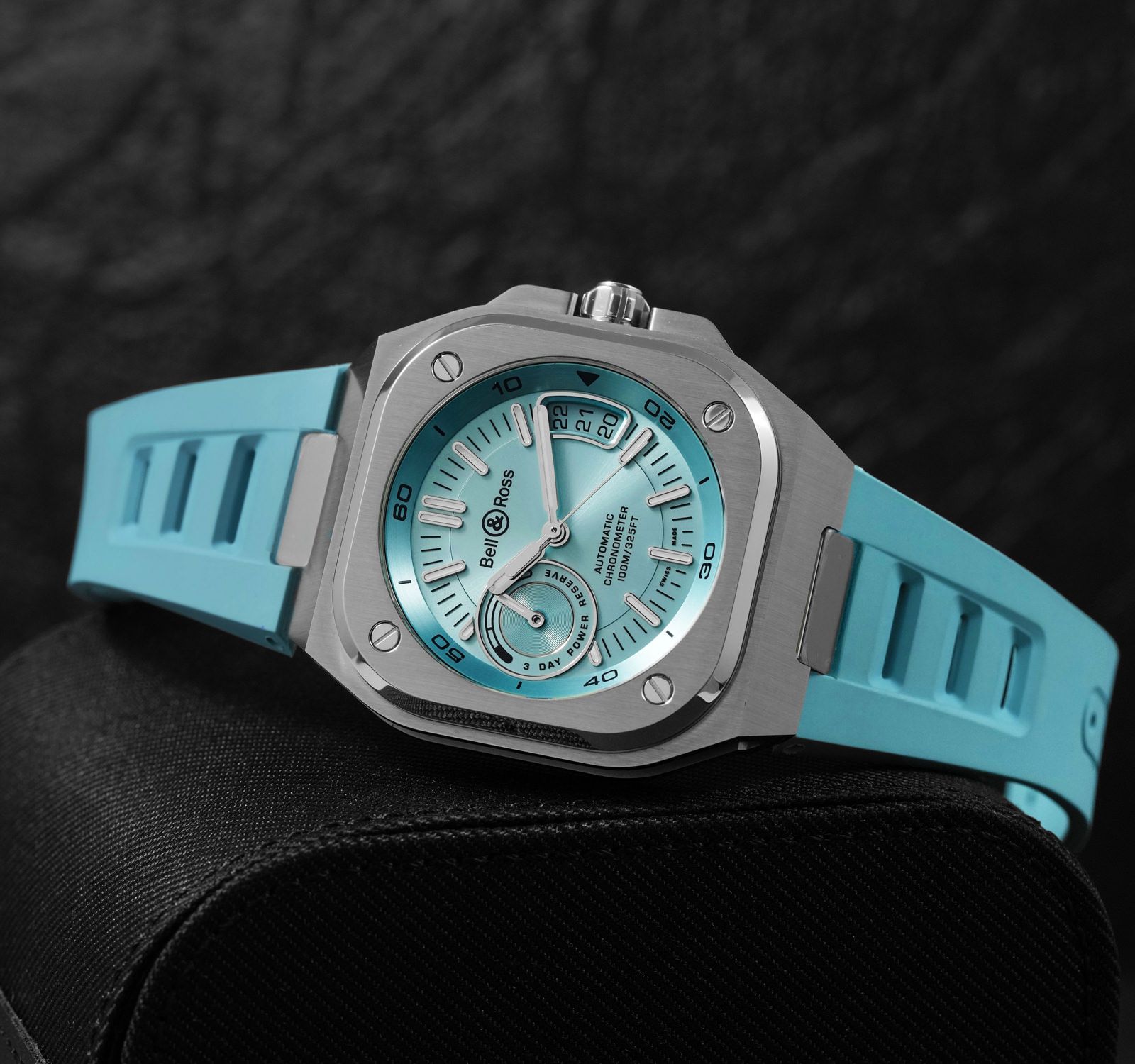 Pre-Owned Bell & Ross Urban Men Watch in Blue Colour Dial