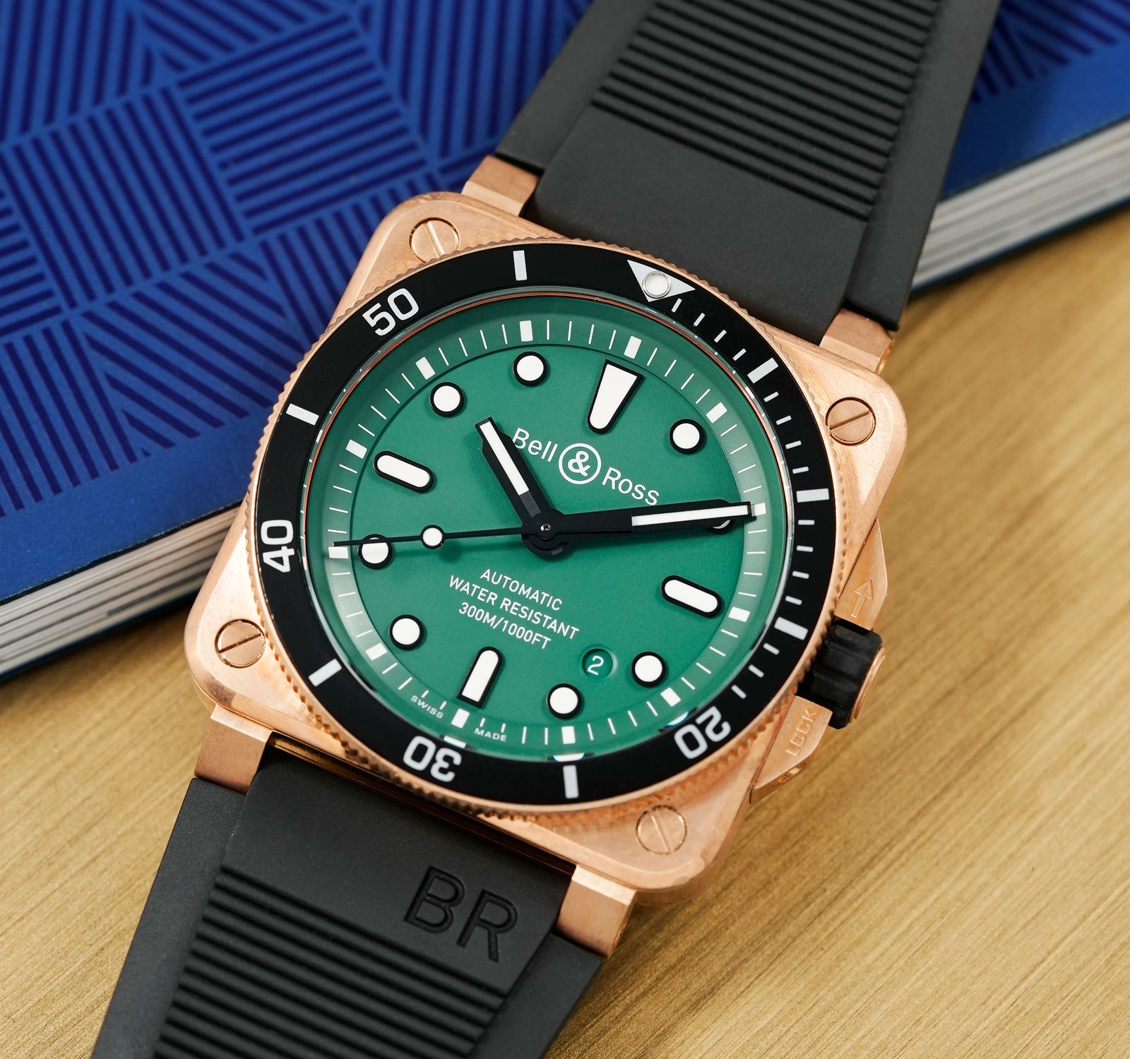 Bell & Ross BR0392-D-LT-BR/SRB