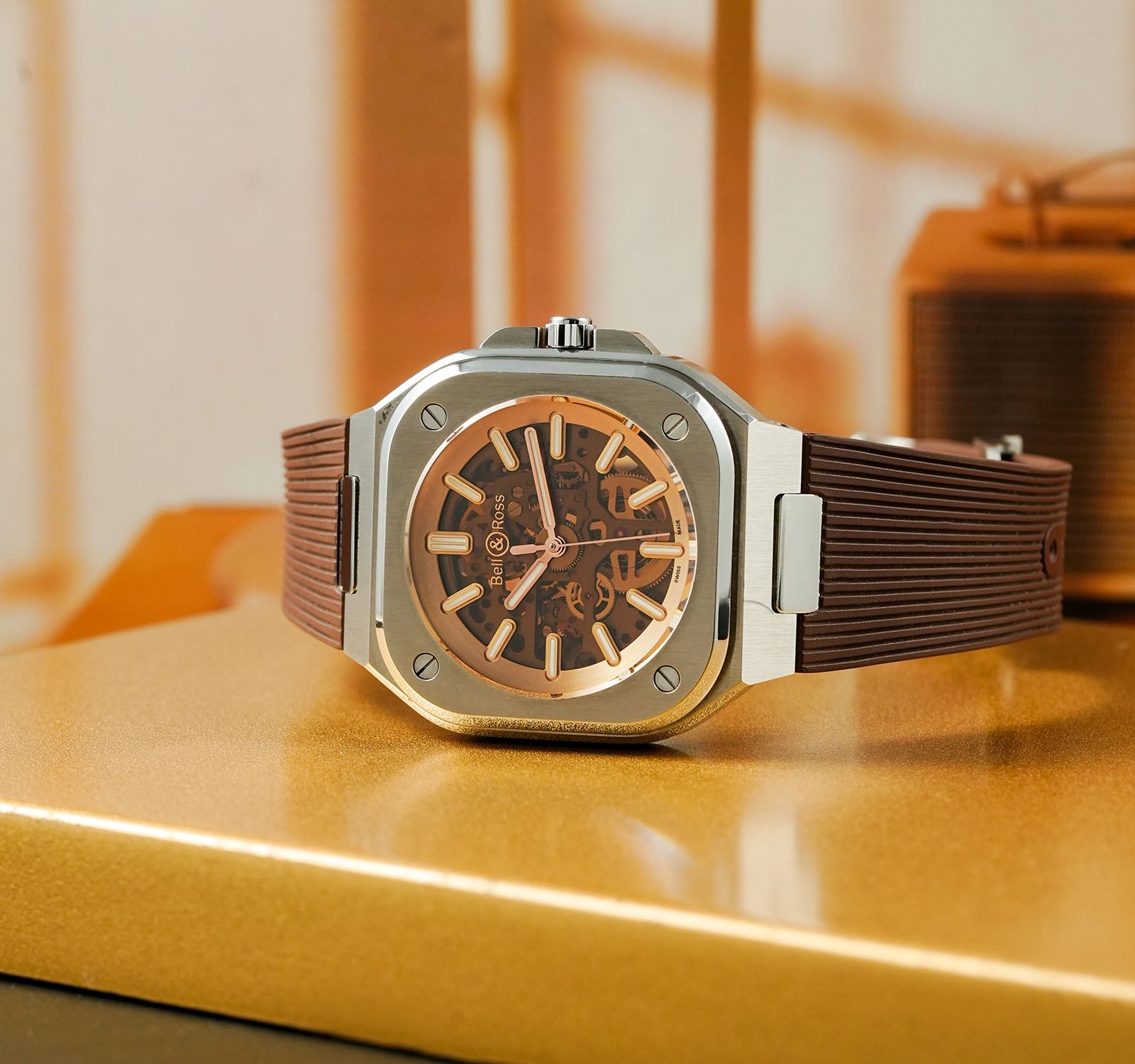 Pre-Owned Bell & Ross Urban Men Watch in Skeleton Colour Dial