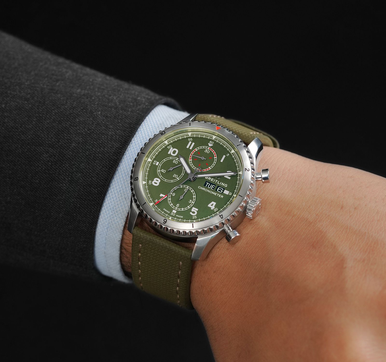 Wrist Breitling Aviation Watch Wrist Breitling Fighter Pilot Watch