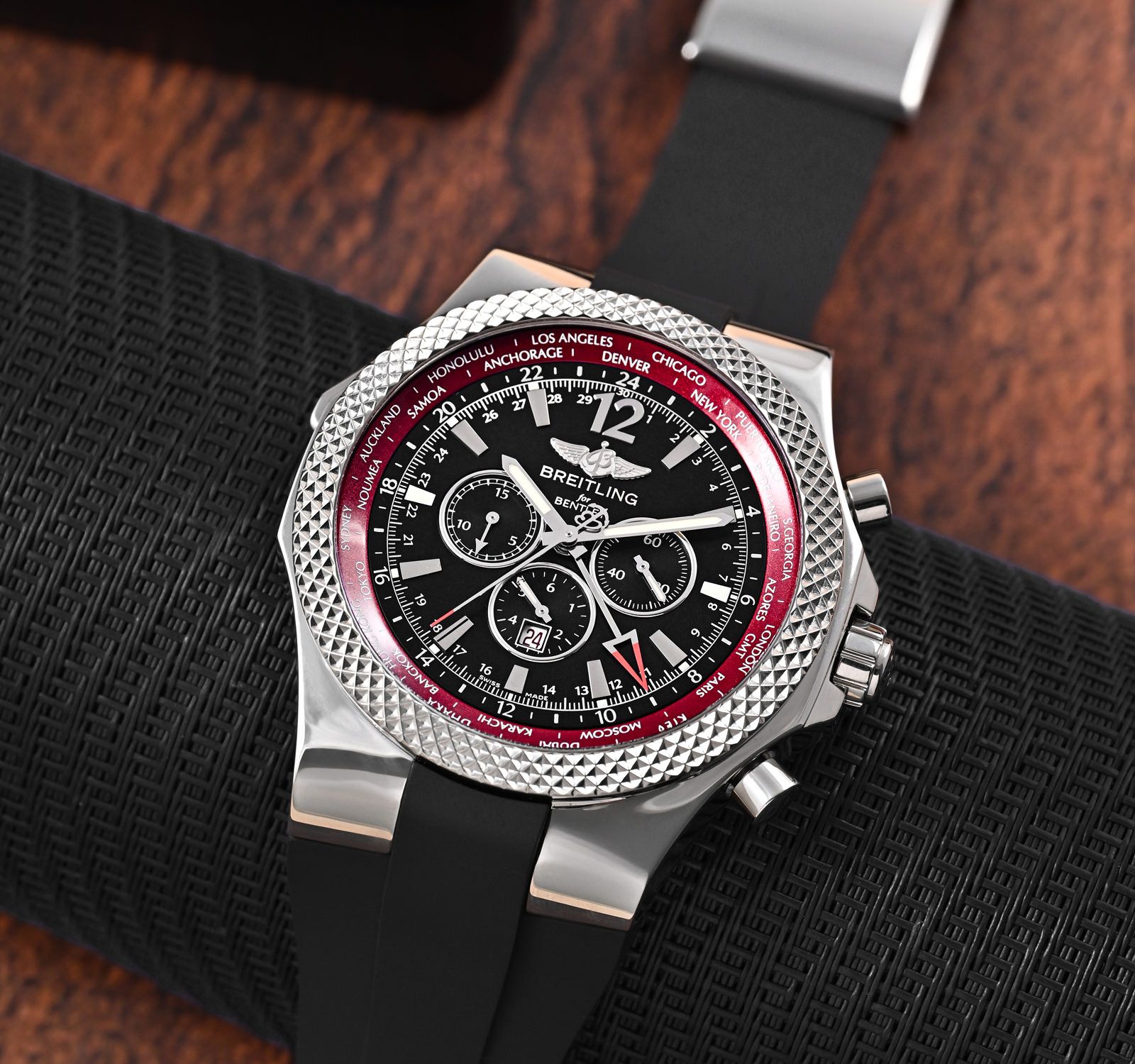 Bentley Gmt Watch Breitling Bentley Bonhams A Large 18K Rose Gold