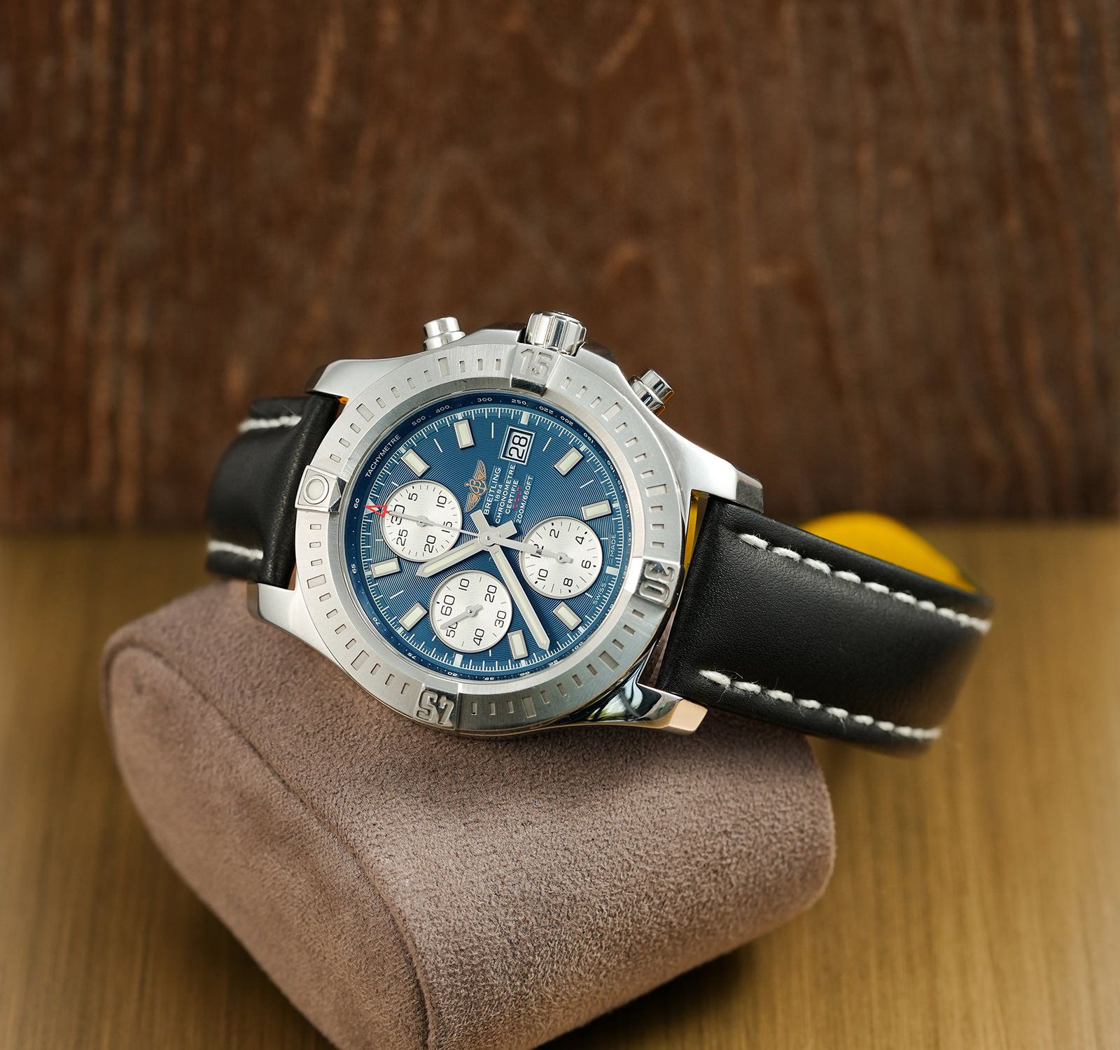 Pre-Owned Breitling Colt Men Watch in Blue Colour Dial