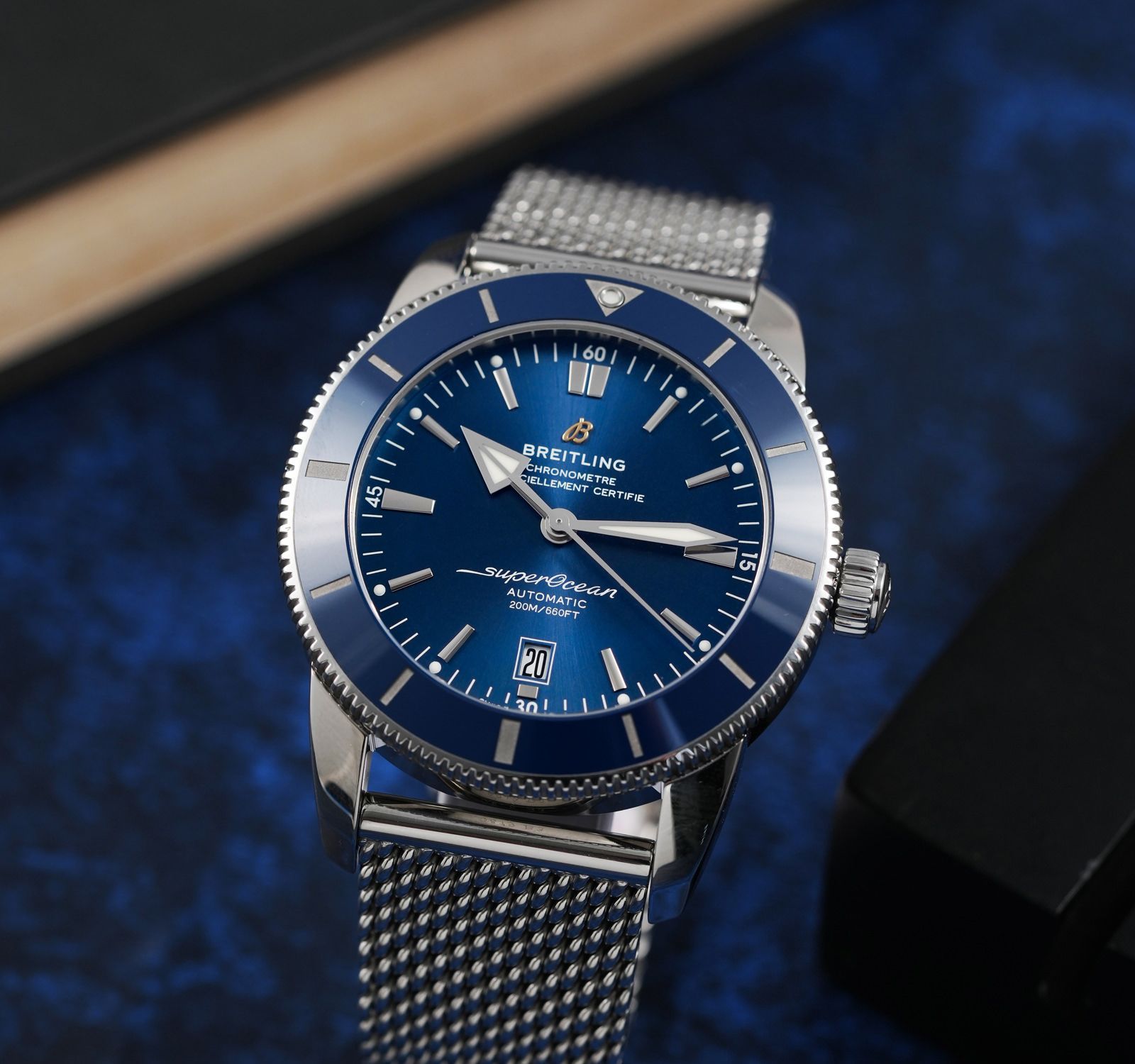 Buy Breitling Superocean Heritage AB2020161C1A1 Men Watch in Blue Dial