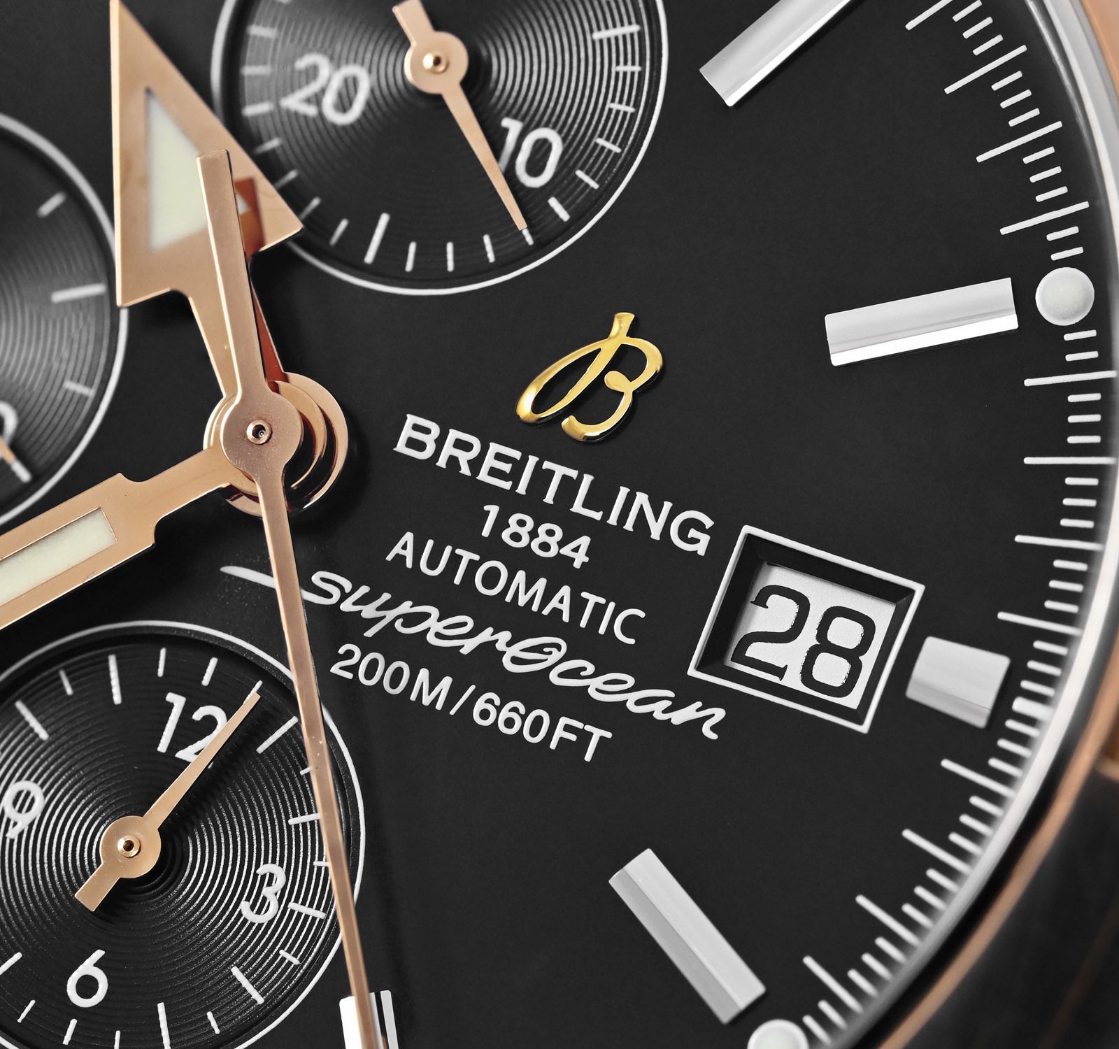 Breitling 1884 automatic superocean 200m 660ft hot sale