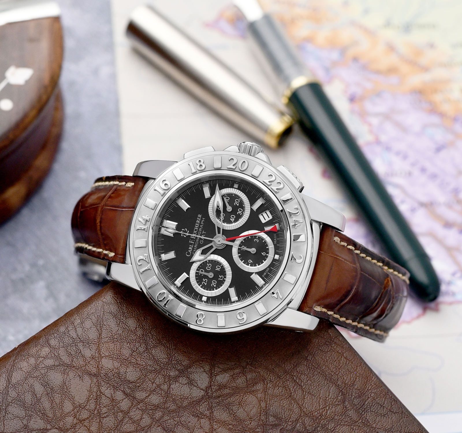 Carl f discount bucherer patravi chronograph