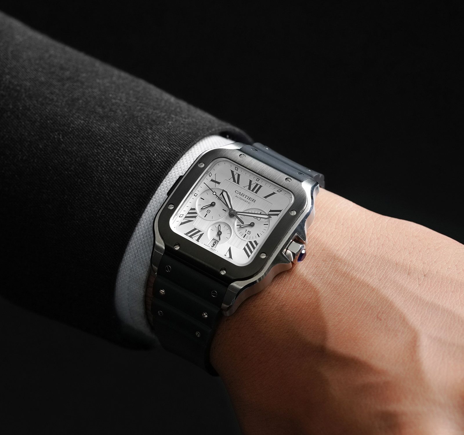 Cartier Santos de Cartier ステンレススチール Santos de Cartier watch