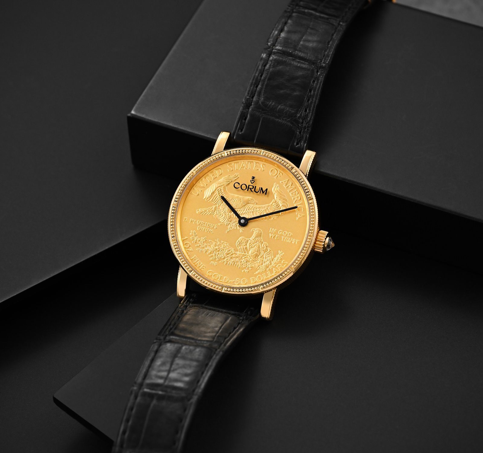 Corum gold coin watch history hot sale