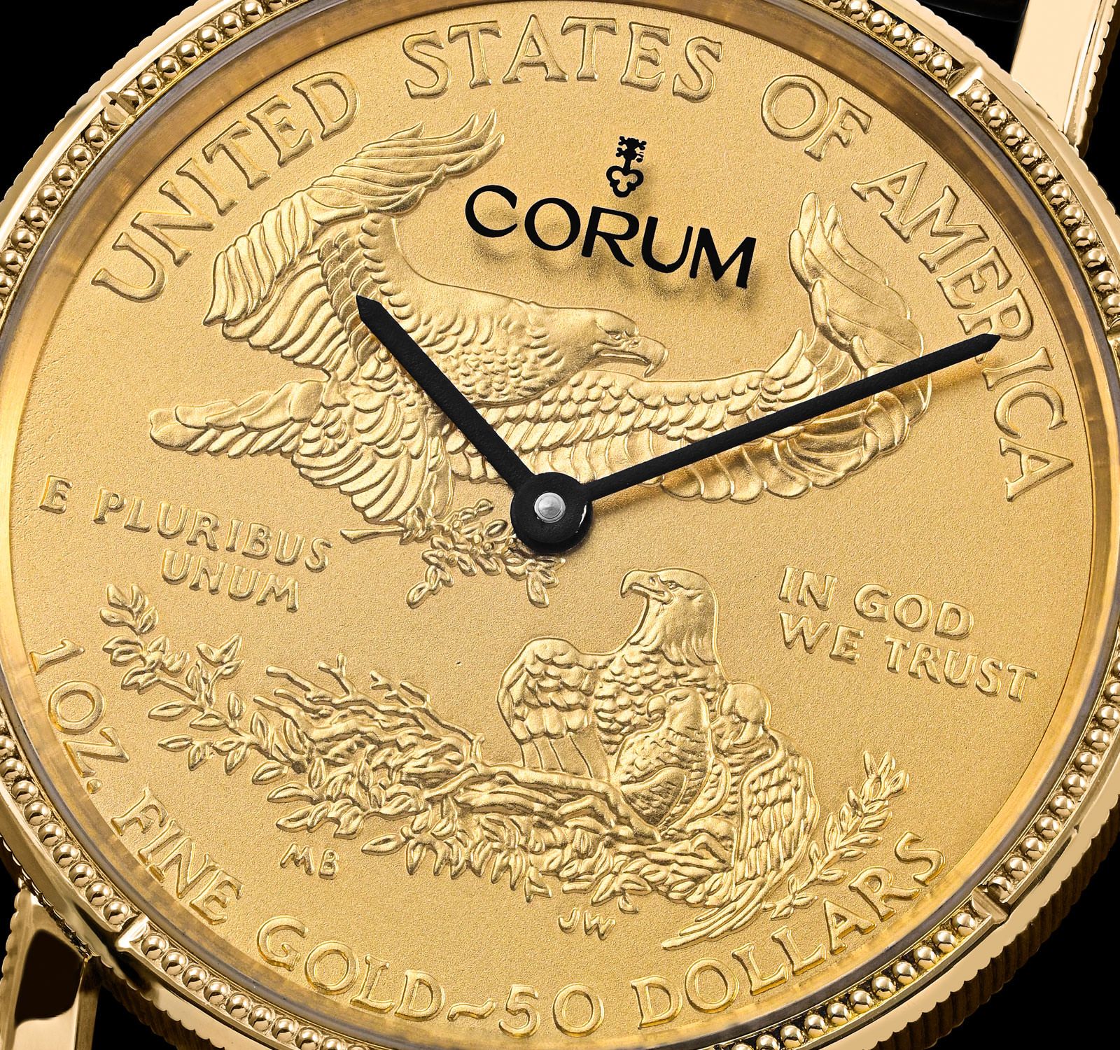 Pre-Owned Corum Heritage Men Watch in Champagne Colour Dial