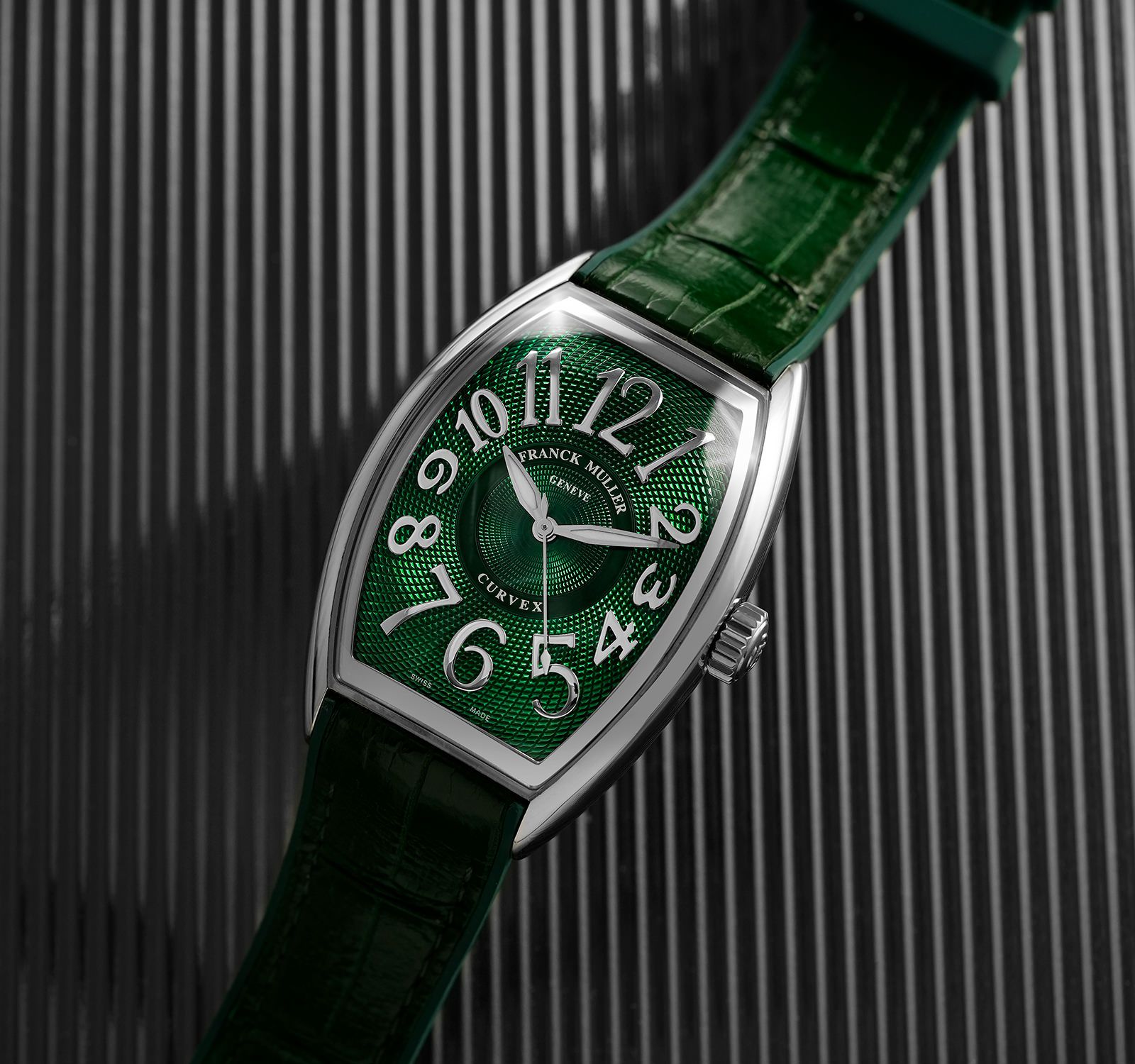 Pre-Owned Franck Muller Curvex CX Women Watch in Green Colour Dial