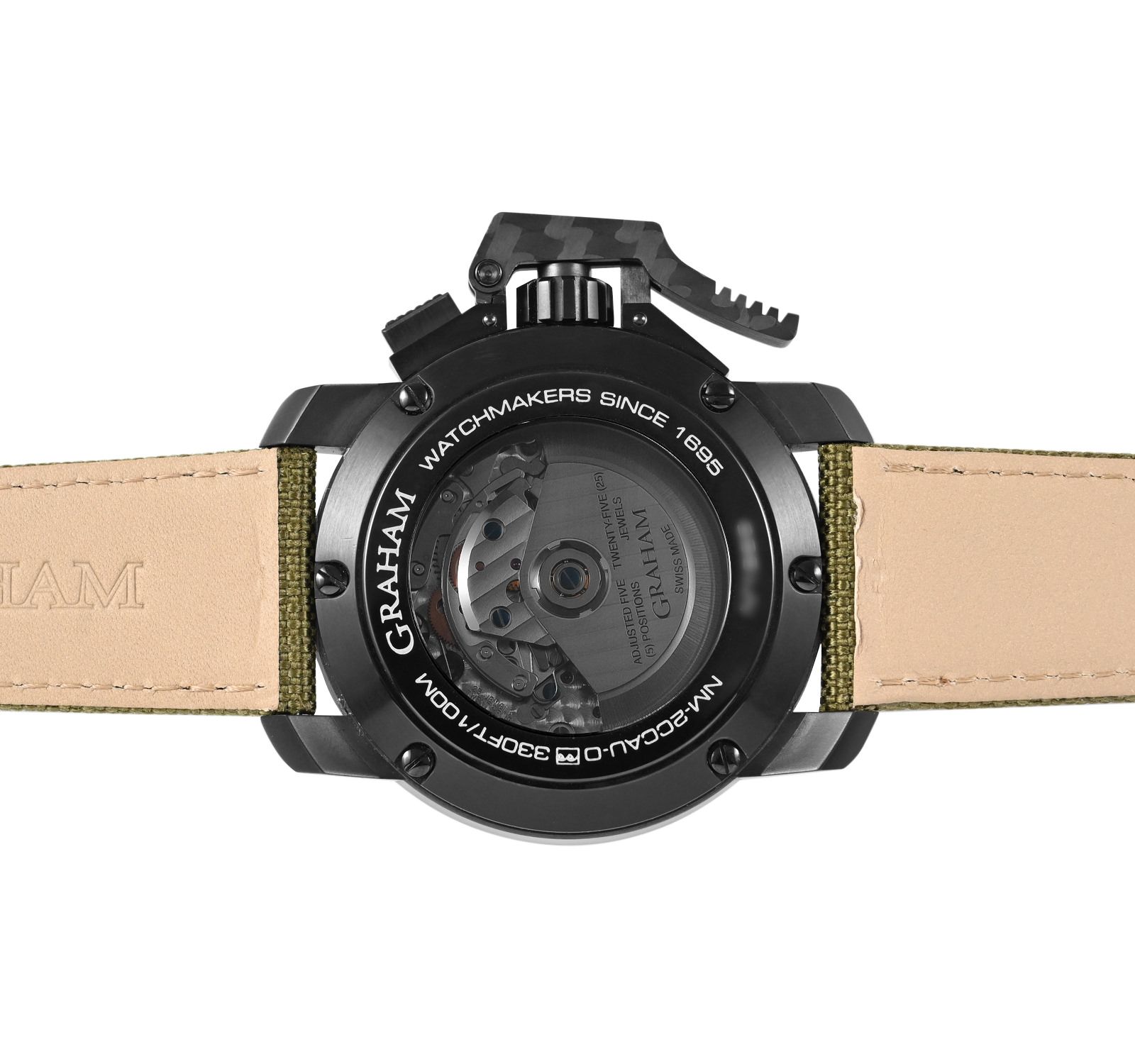 ［user_9ffb9cd1］グランベルム Pre-Owned Graham Chronofighter Oversize Men Watch in Black Colour Dial