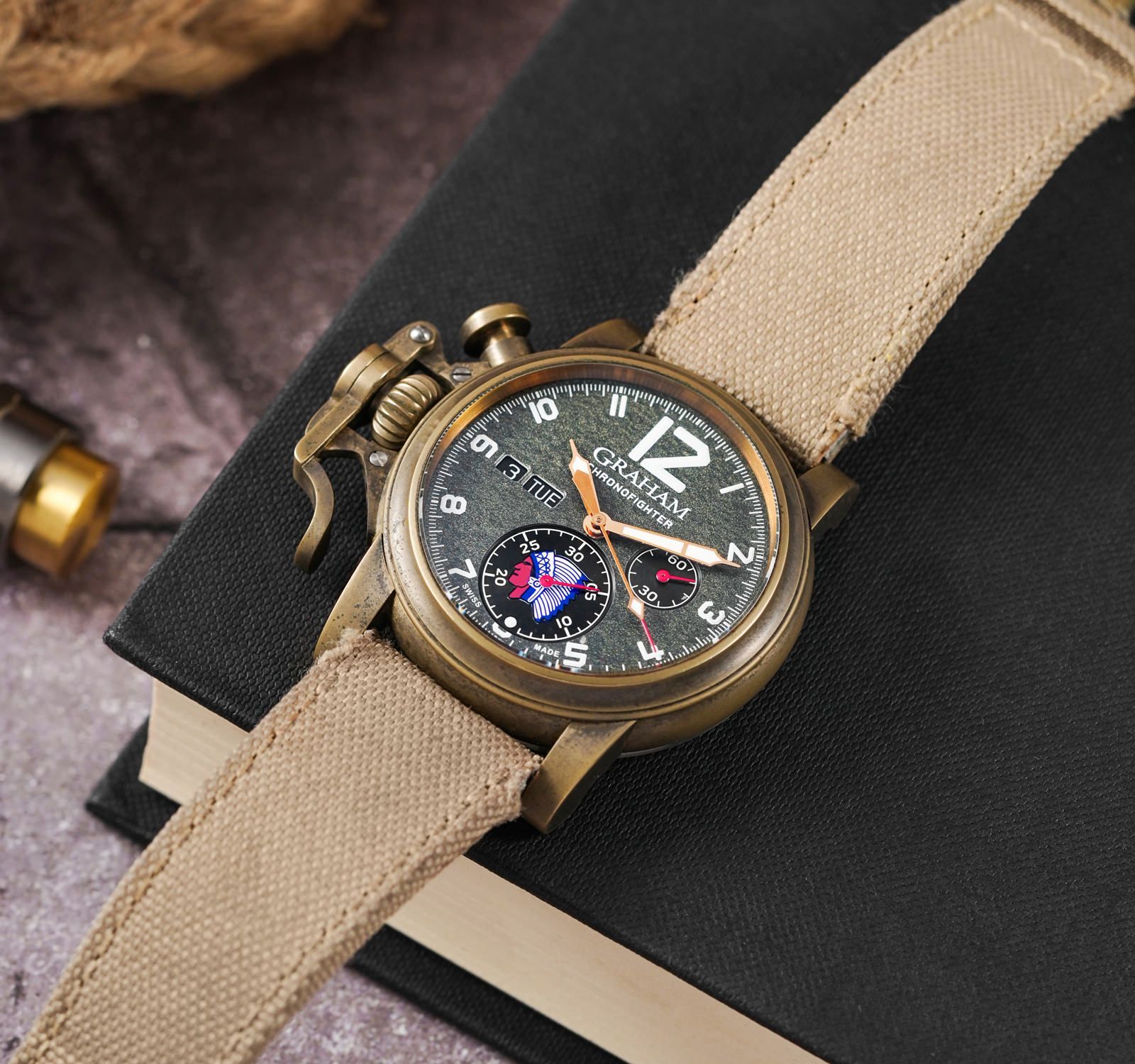 Buy Pre Owned Graham Chronofighter Vintage 2CVAK.G05A.BRAL156B