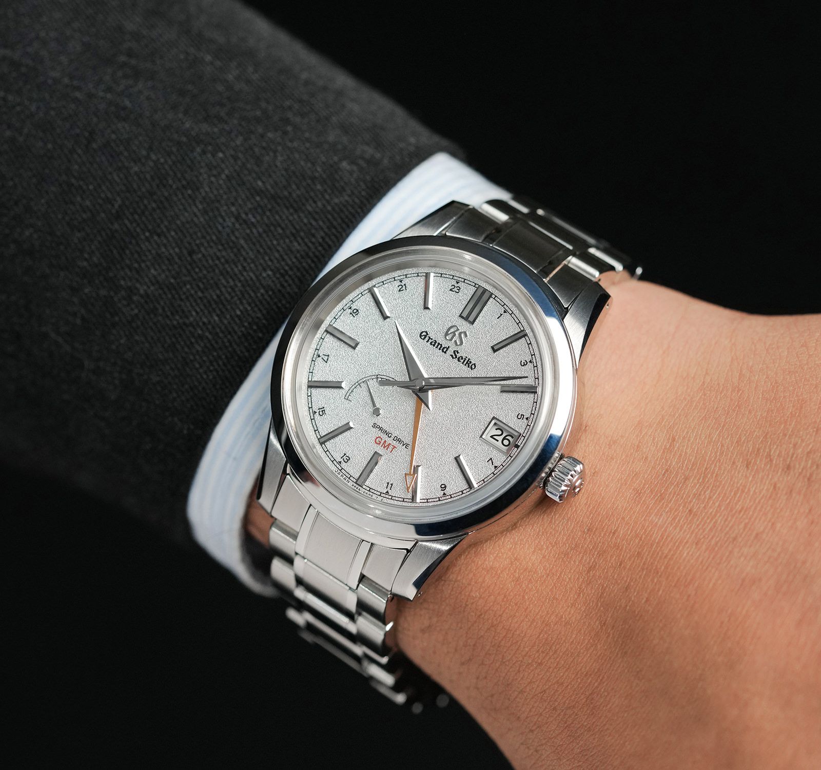 Pre-Owned Grand Seiko Elegance Men Watch in Silver Colour Dial