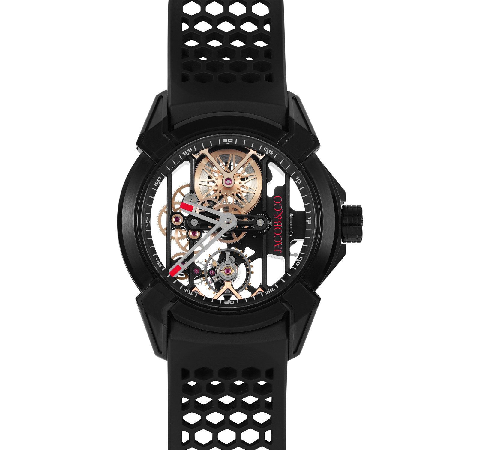 Pre-Owned Jacob & Co. Epic X Men Watch in Skeleton Colour Dial