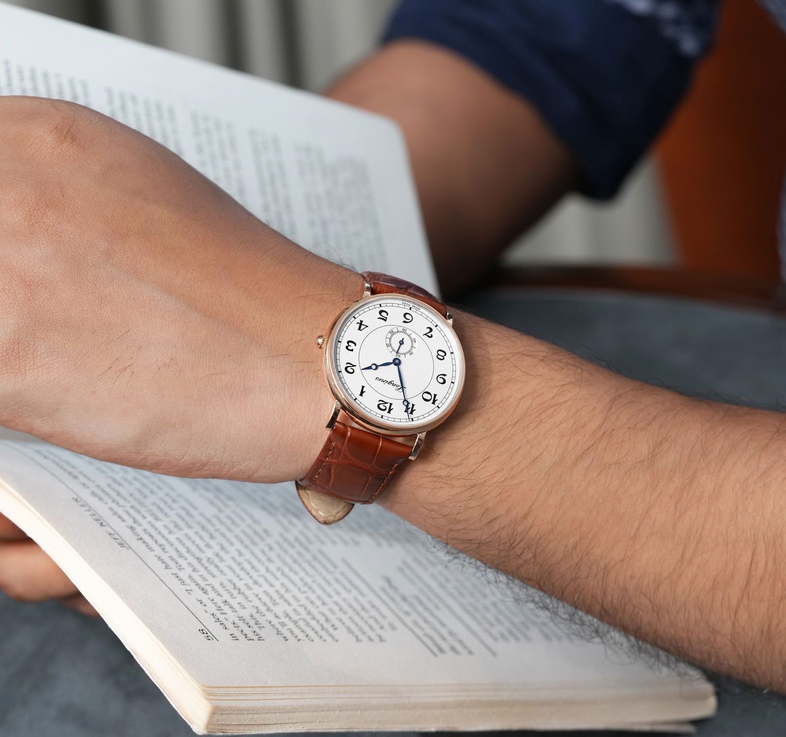 Pre-Owned Longines Heritage Classic Men Watch in Silver Colour Dial
