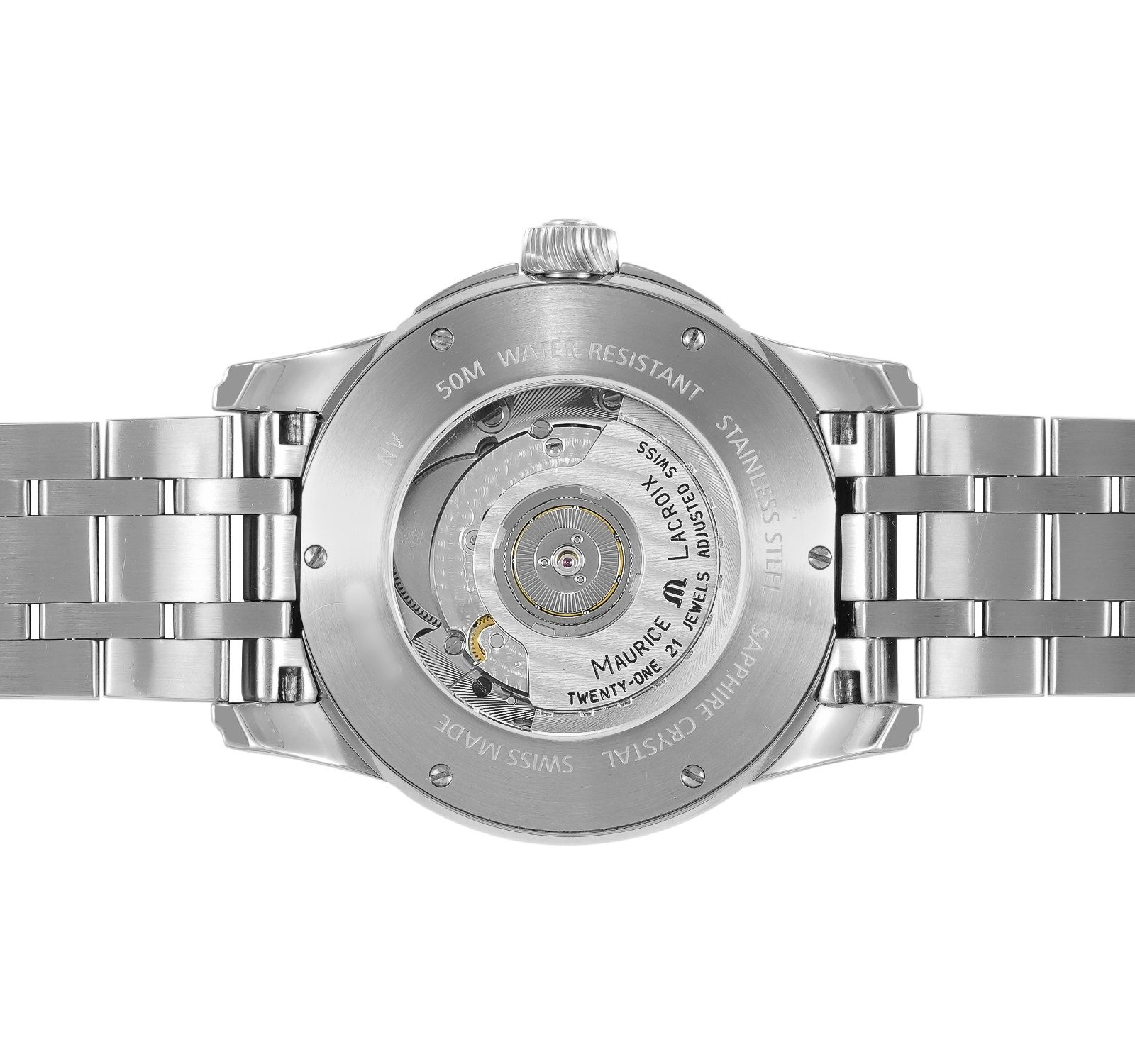 Pre-Owned Maurice Lacroix Pontos Men Watch in Black Colour Dial