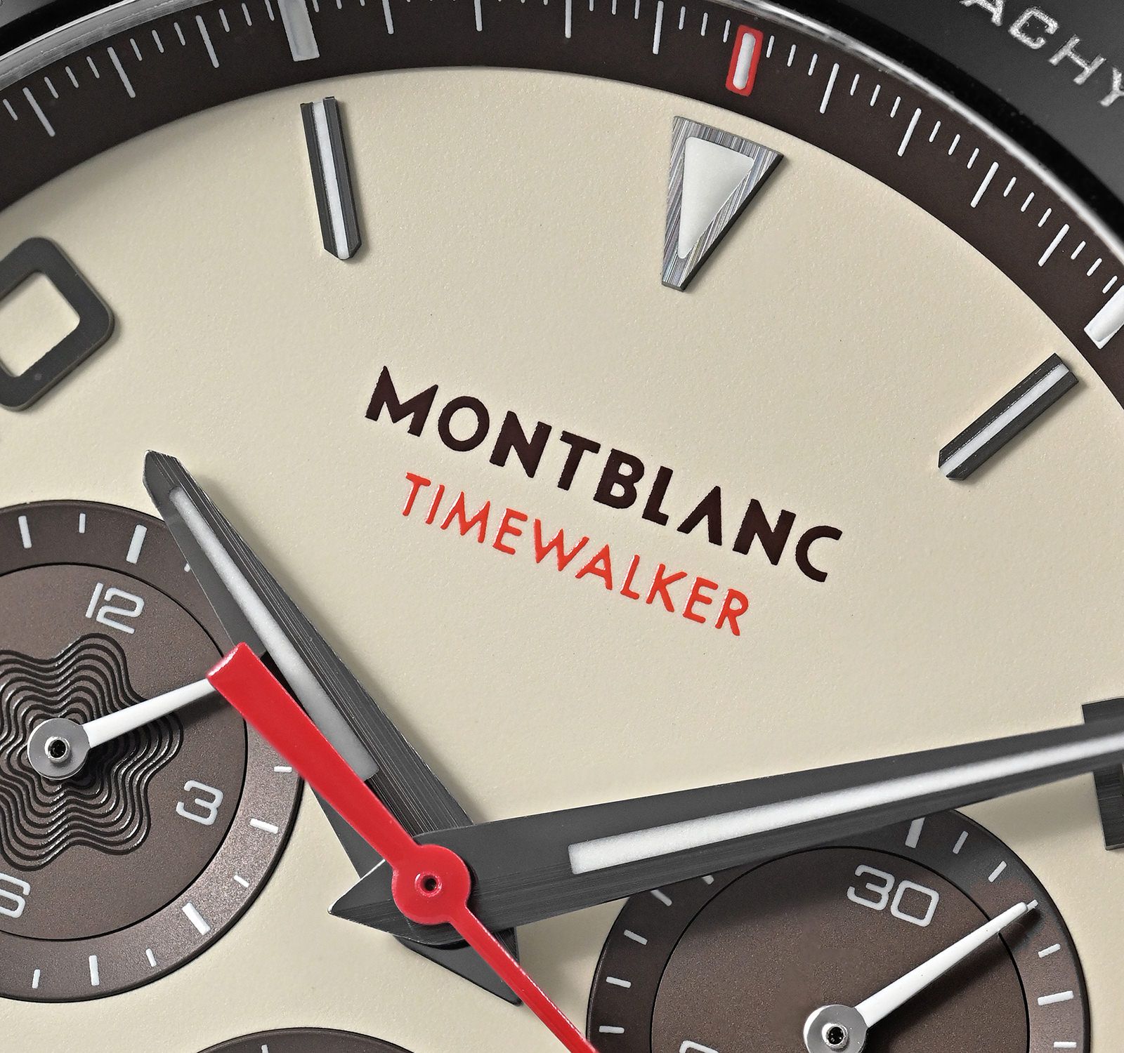 Pre-Owned Montblanc TimeWalker Men Watch in Beige Colour Dial