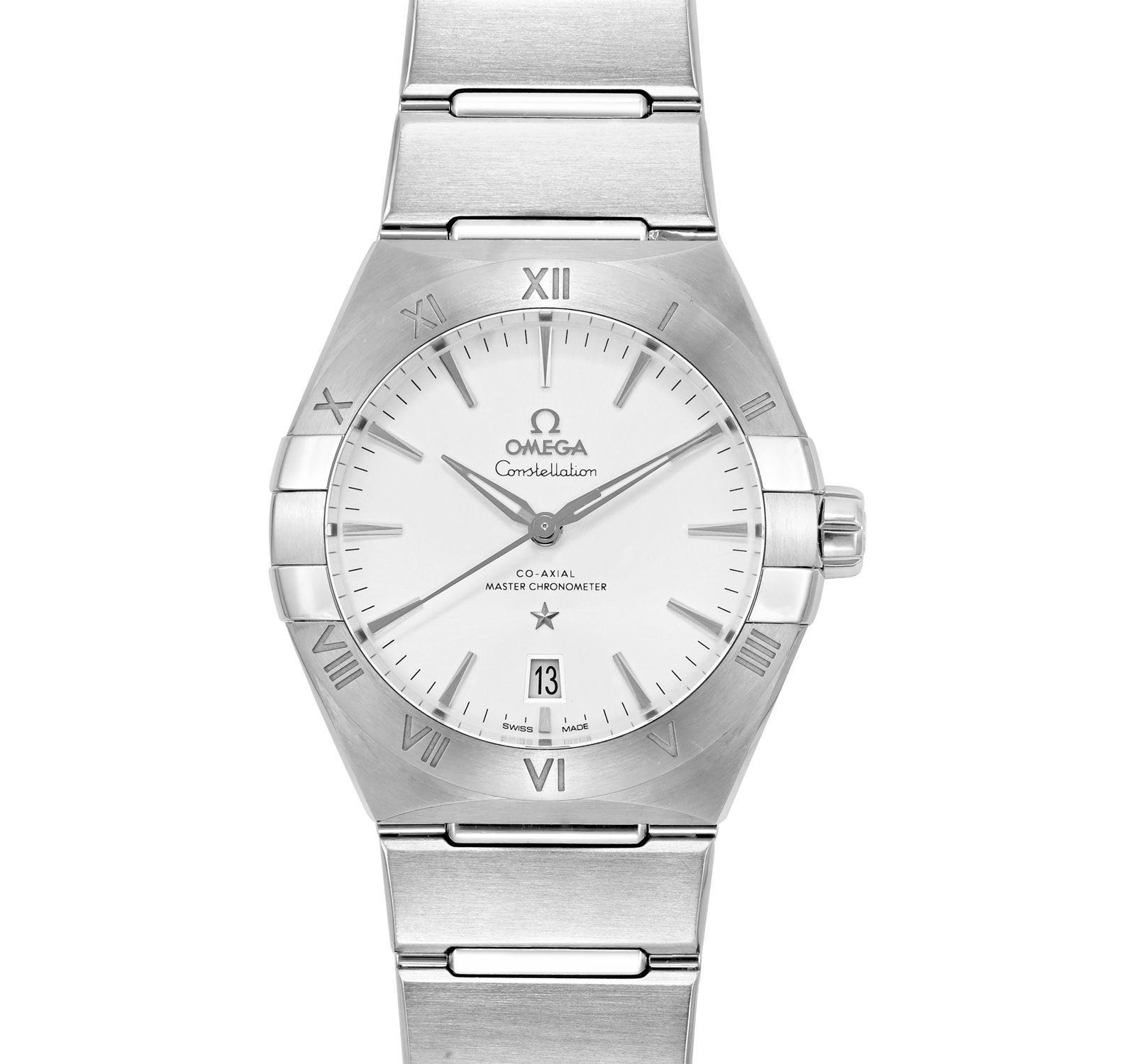 Pre-Owned Omega Constellation Men Watch in Silver Colour Dial