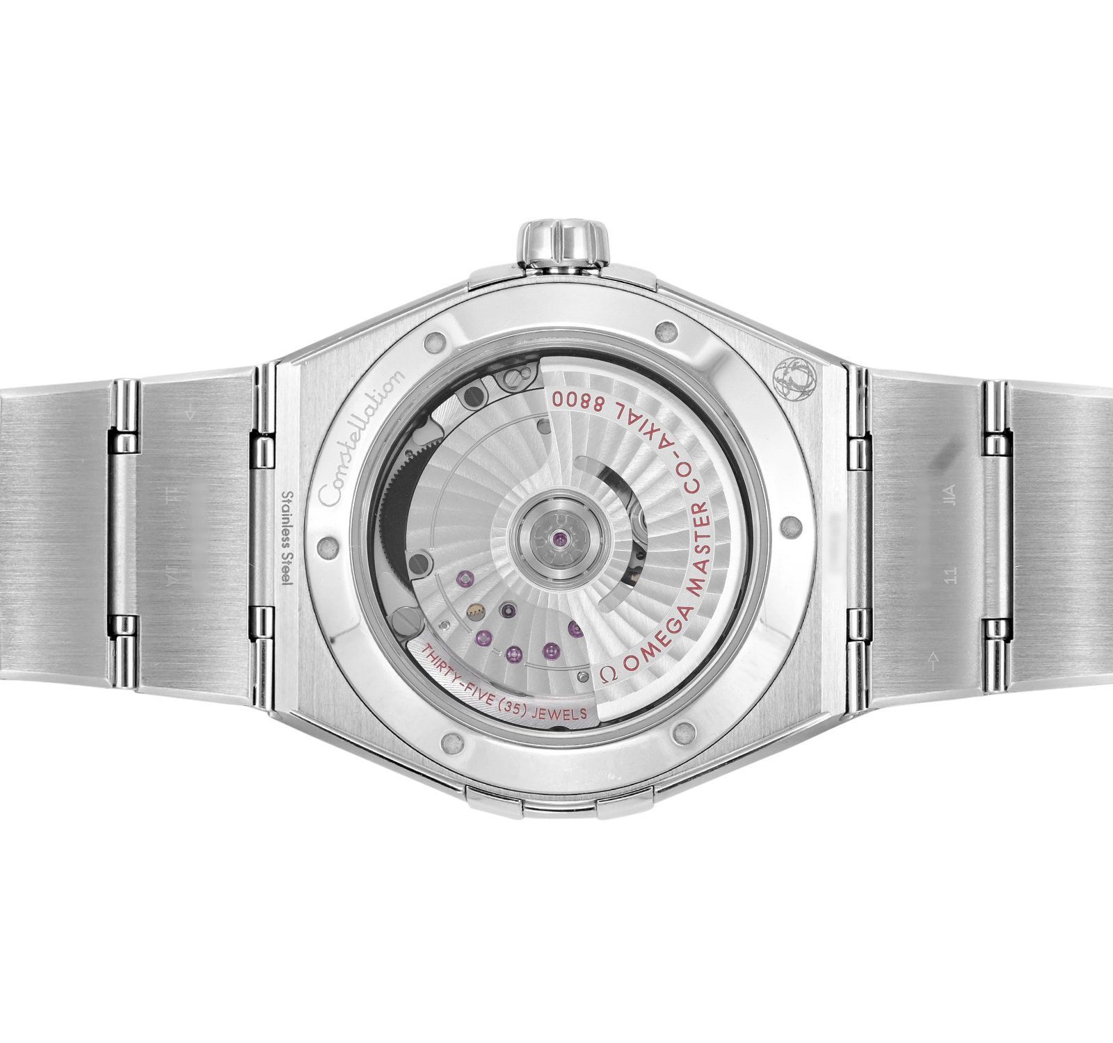 Pre-Owned Omega Constellation Men Watch in Silver Colour Dial