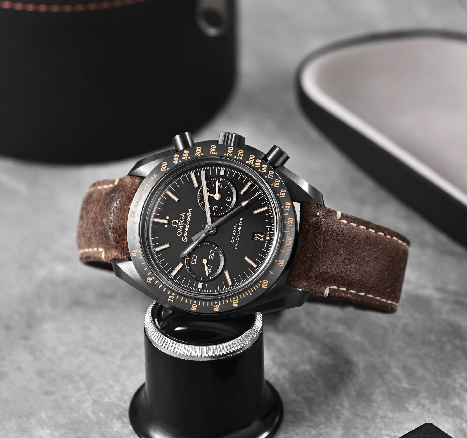 Omega speedmaster vintage black hot sale