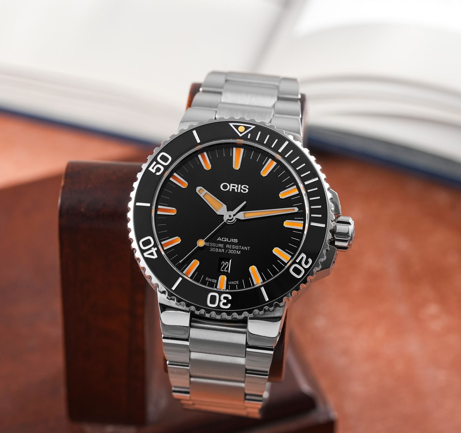 Oris discount aquis orange