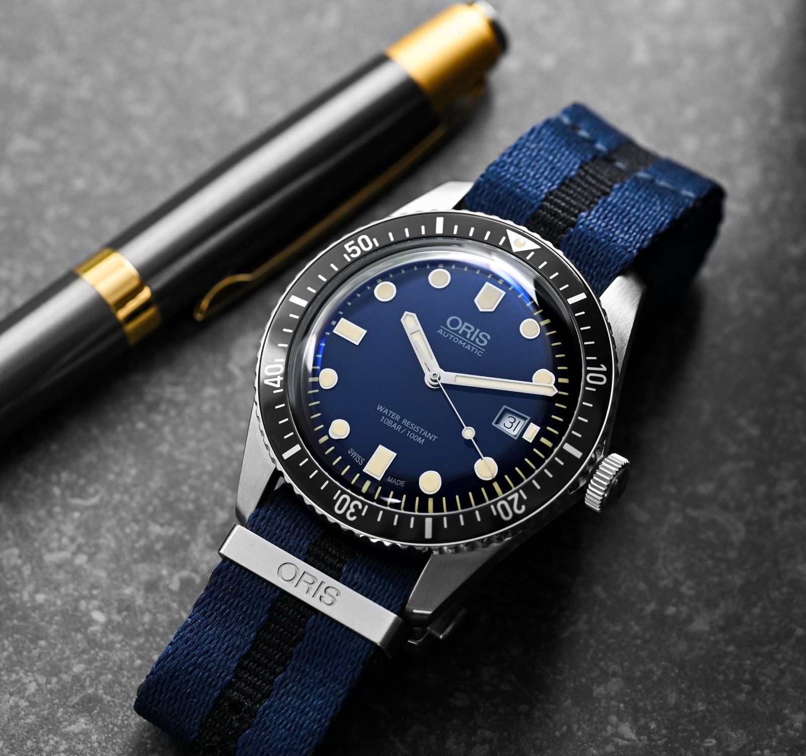 Oris diver cheap 65 blue