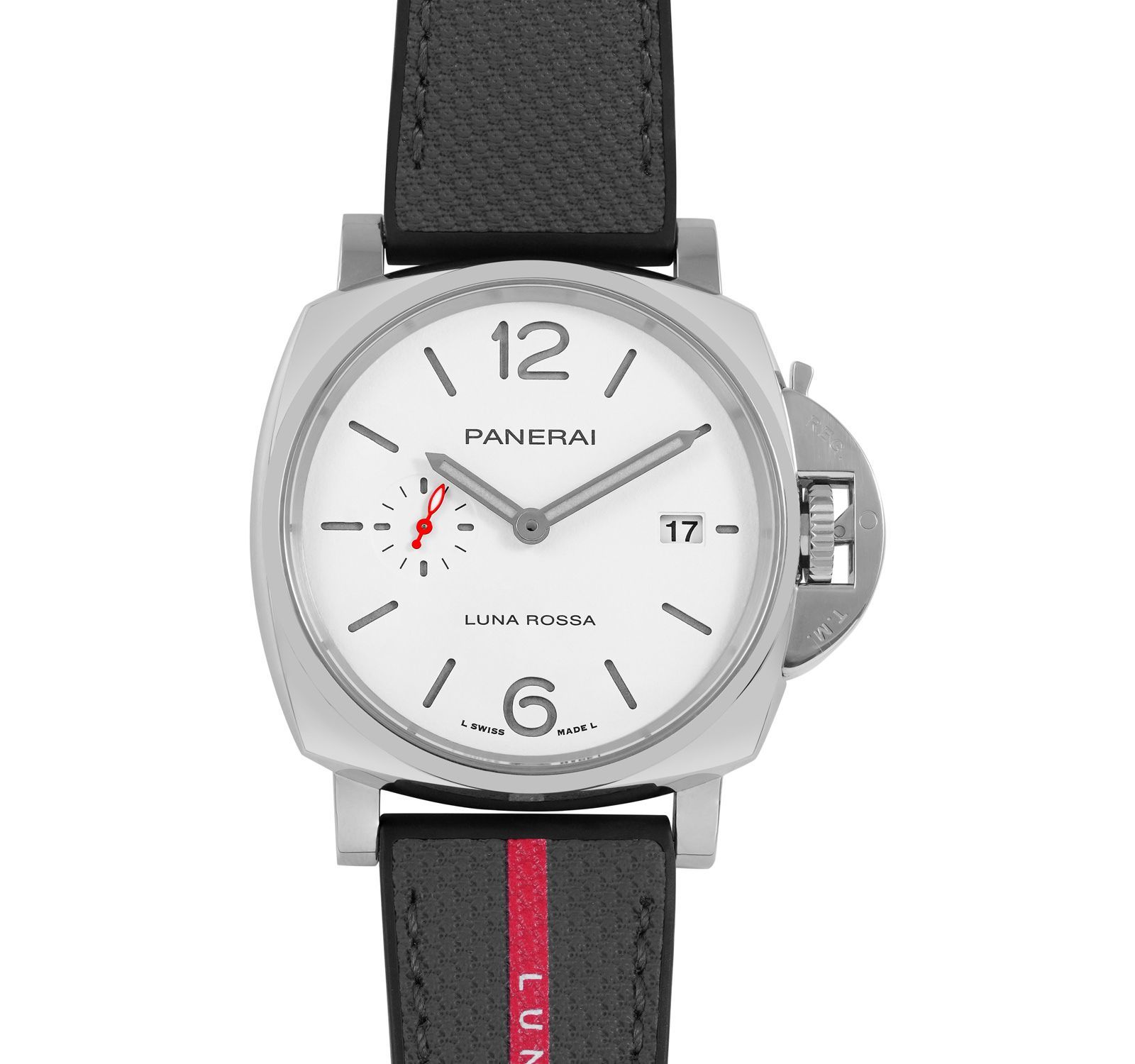 PANERAI ホワイト ラバーベルト White Rubber Strap for Panerai Luminor 44mm by Rubber B