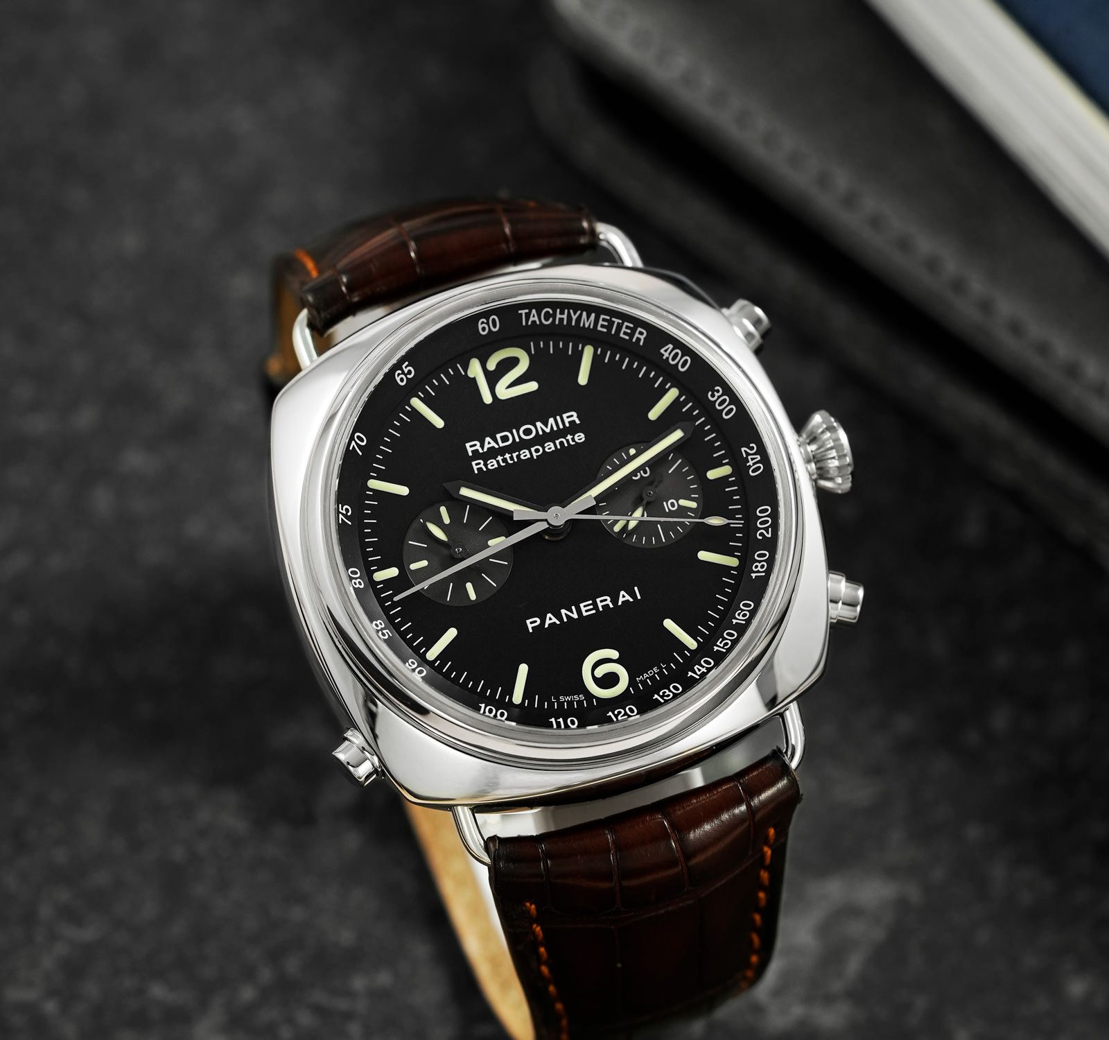Pre-Owned Panerai Radiomir Men Watch in Black Colour Dial
