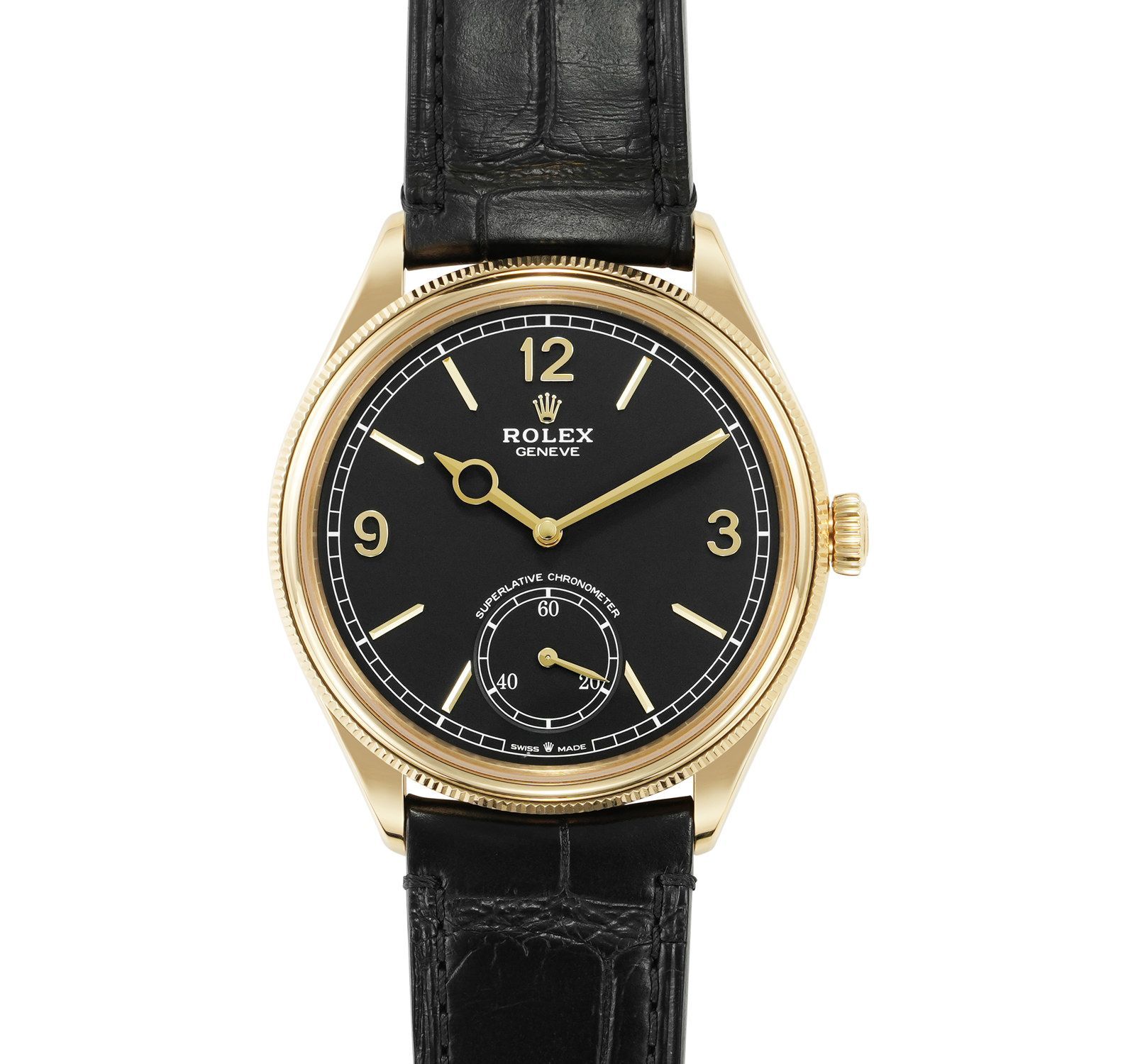 ROLEX Geneve ブラックダイヤル 金属ベルト ROLEX Geneve ブラックダイヤル 金属ベルト ROLEX Geneve