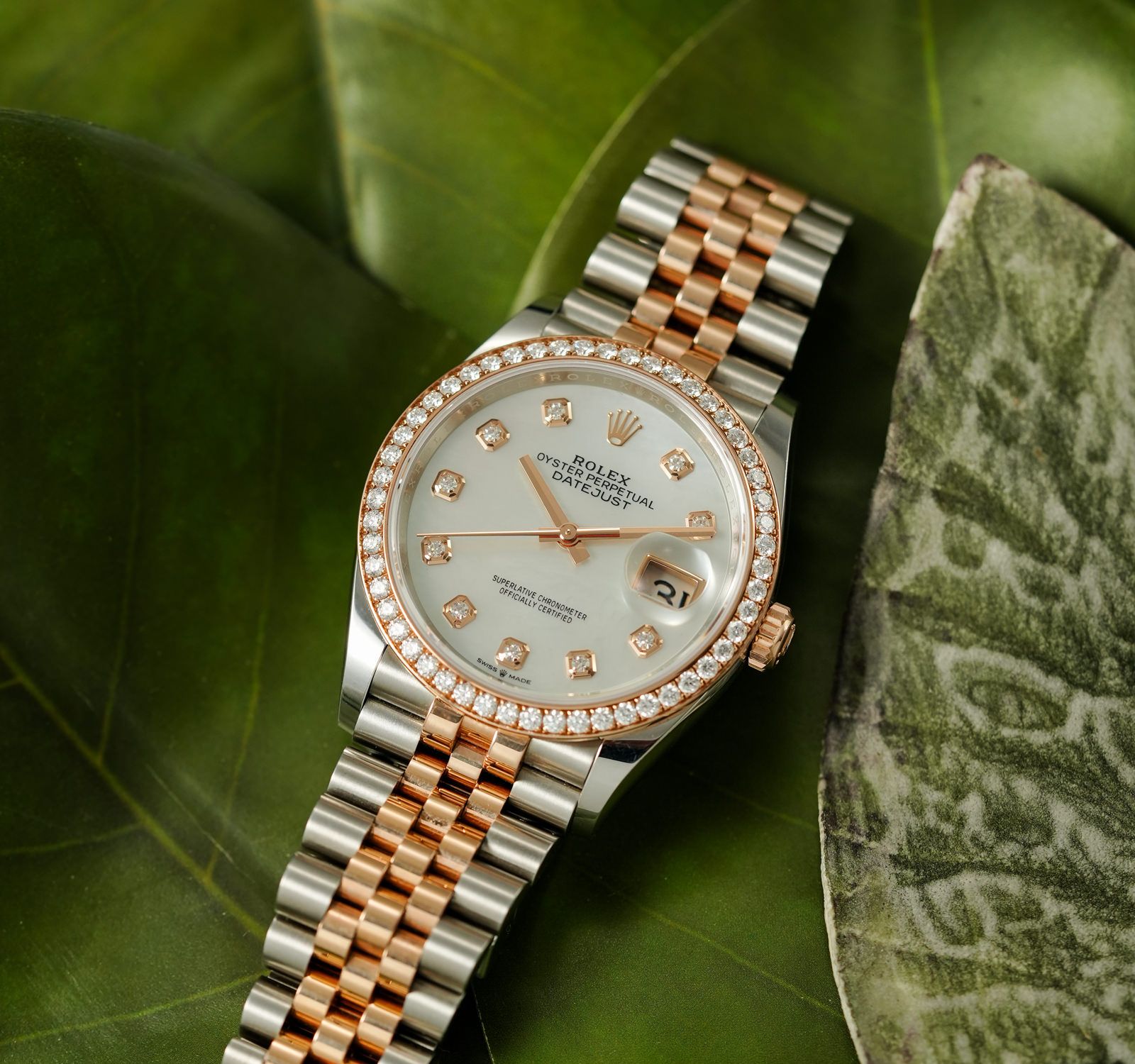 Pre-Owned Rolex Datejust Unisex Watch in White Colour Dial