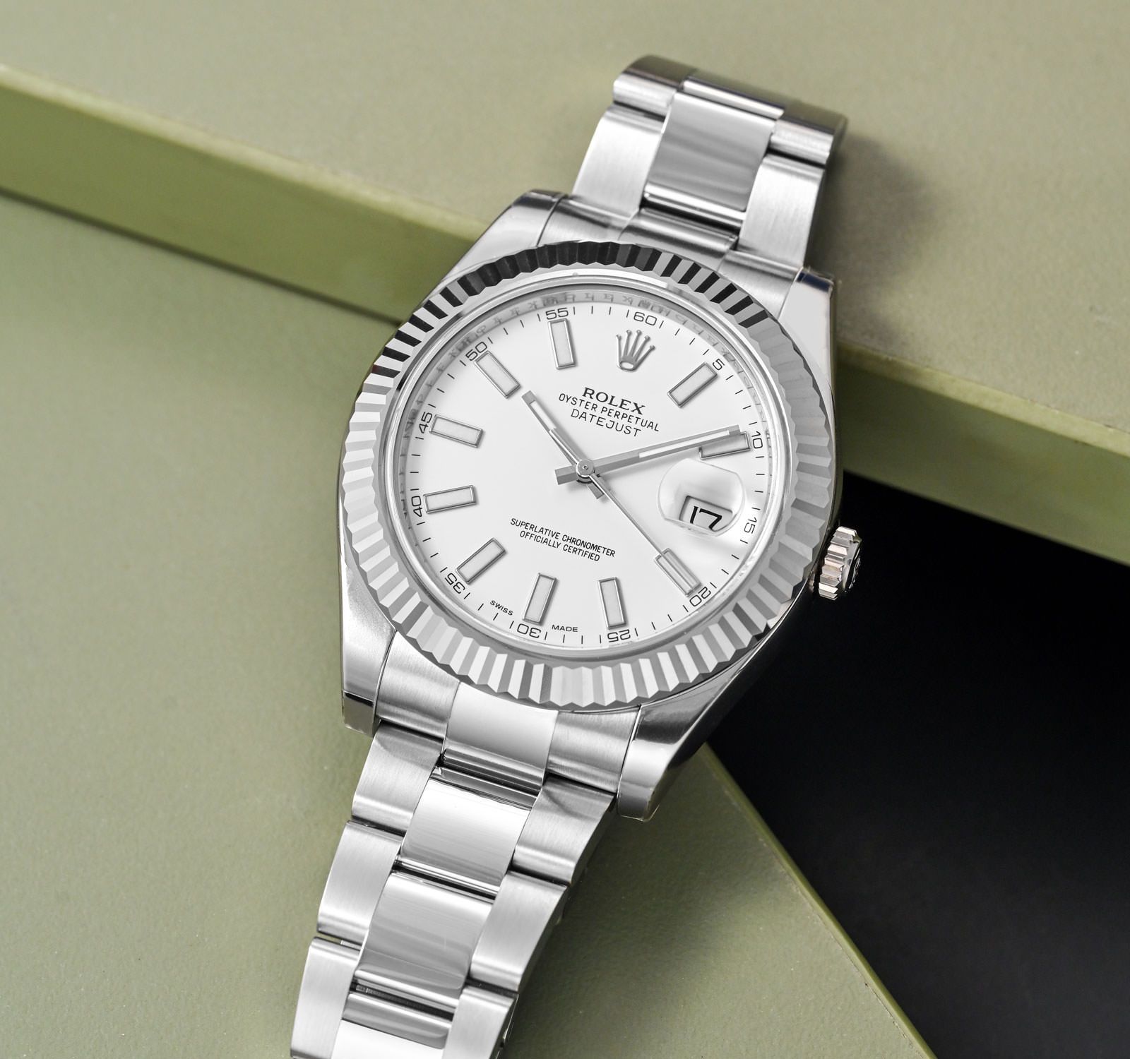 Rolex 116334-WHTIND-POWG14A