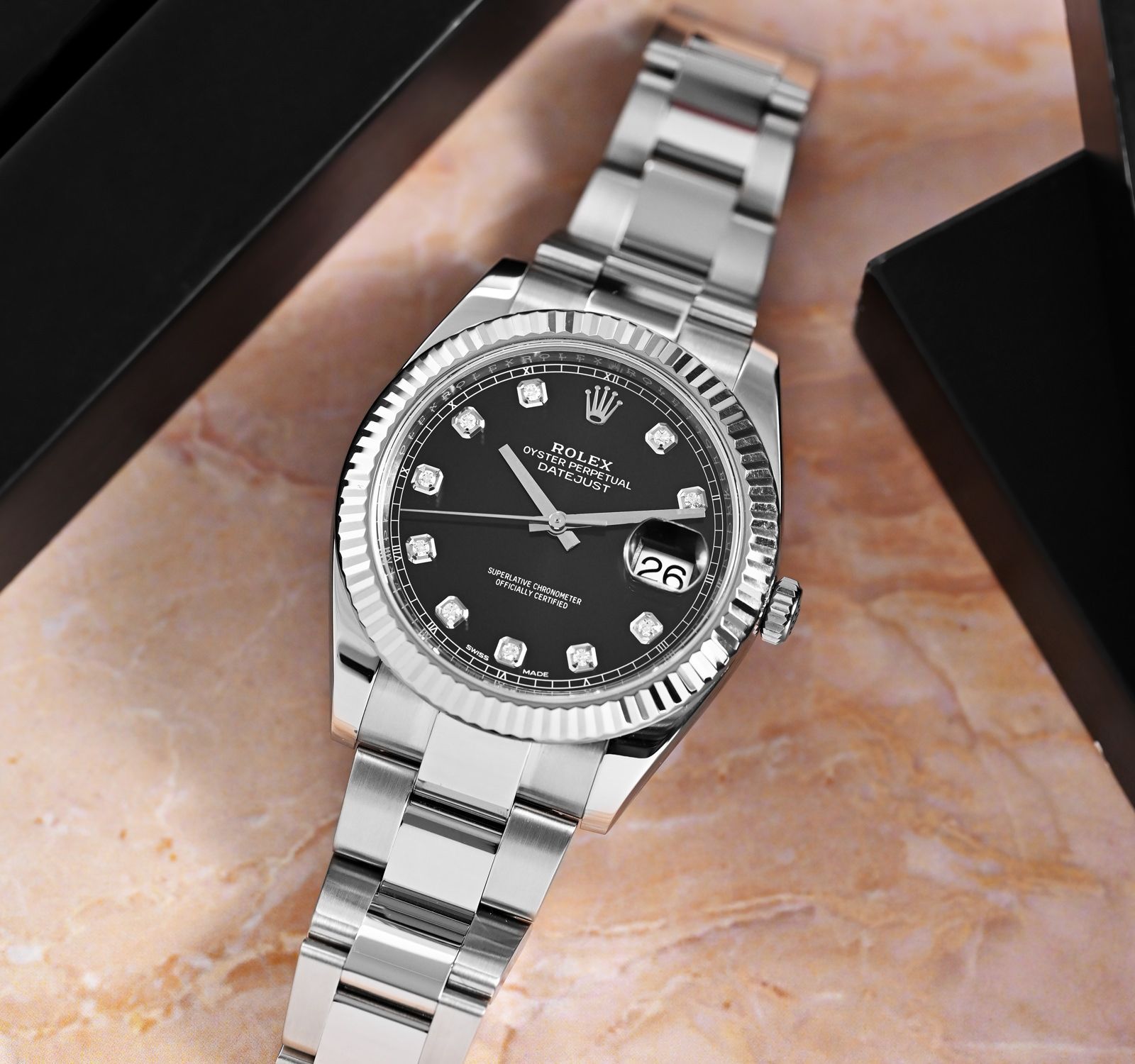 Pre-Owned Rolex M126334-BLK10DIBA Price