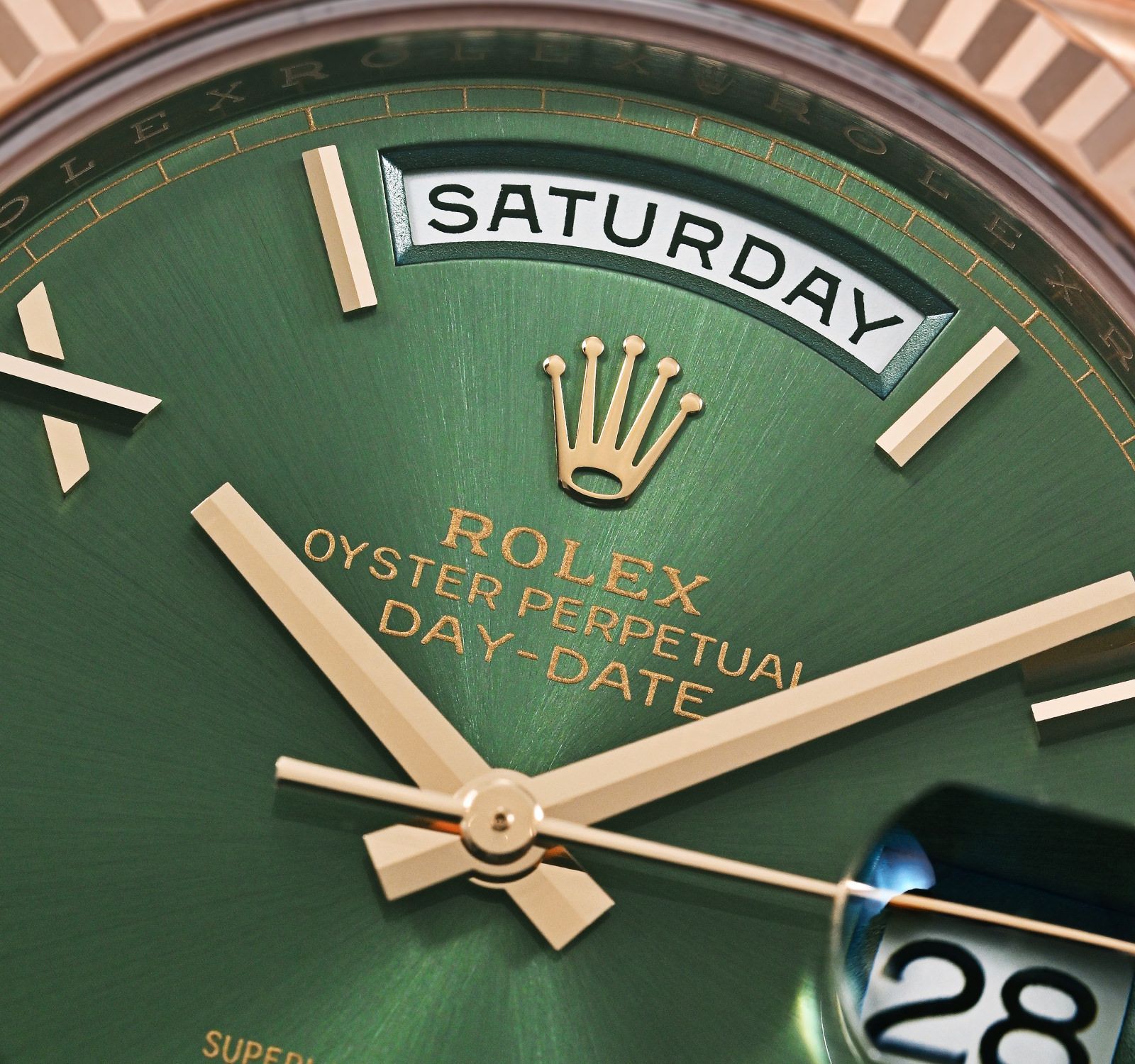 Rolex M228235-OLIVE-GREENROM