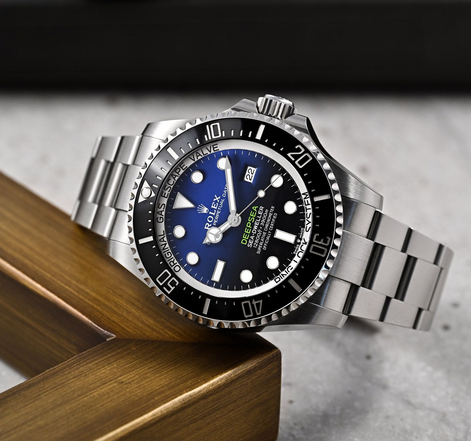 Pre-Owned Rolex Deepsea Men Watch in Blue Colour Dial