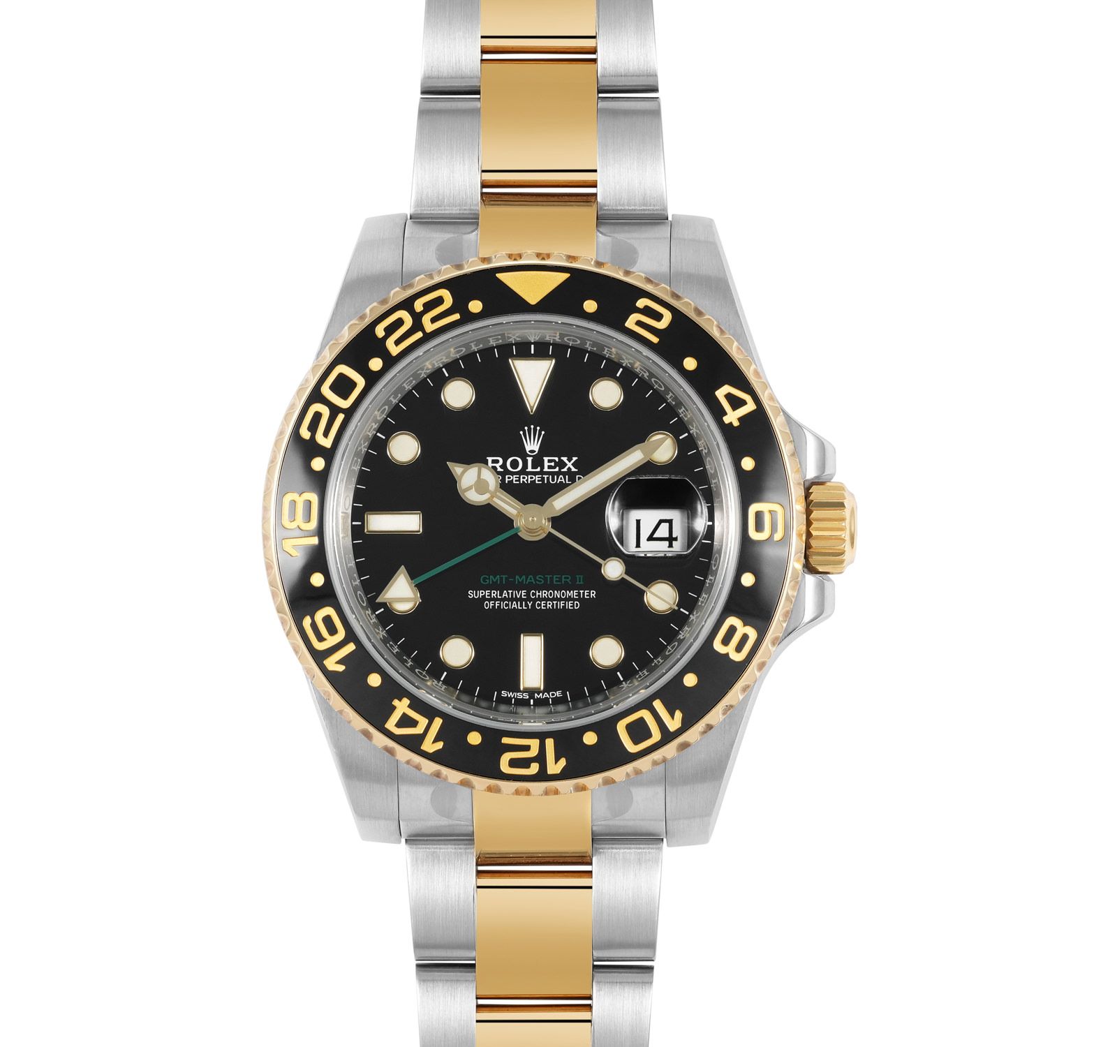 Pre-Owned Rolex GMT-Master II Men Watch in Black Colour Dial