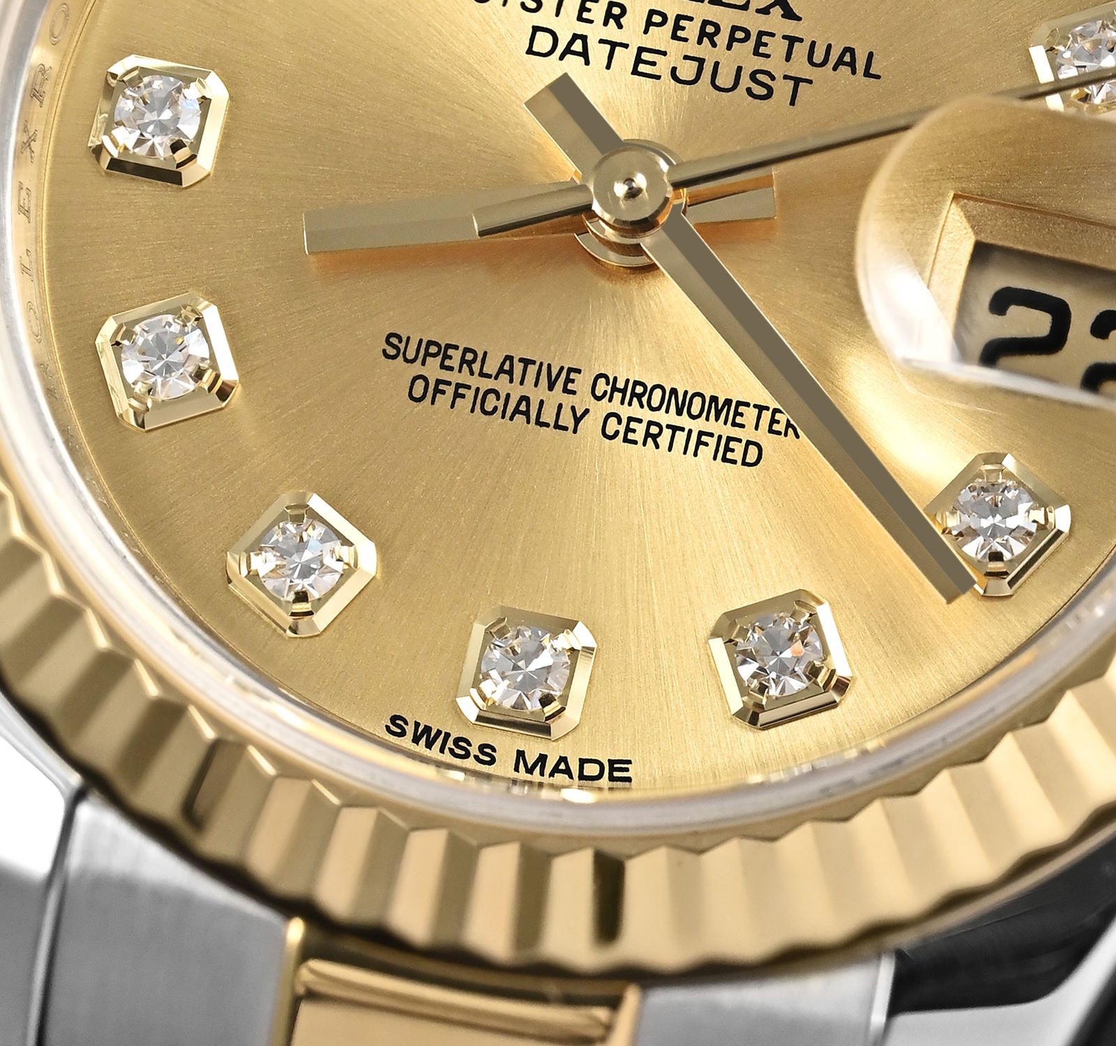 Pre-Owned Rolex Lady-Datejust Women Watch in Champagne Colour Dial