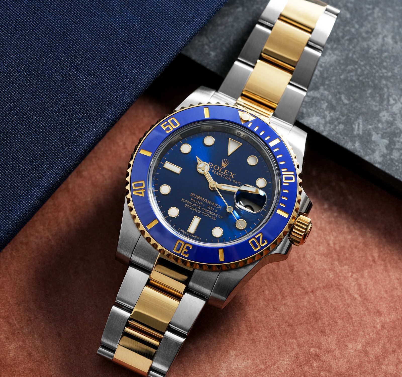 Rolex 116613LB-RYLBLUIND