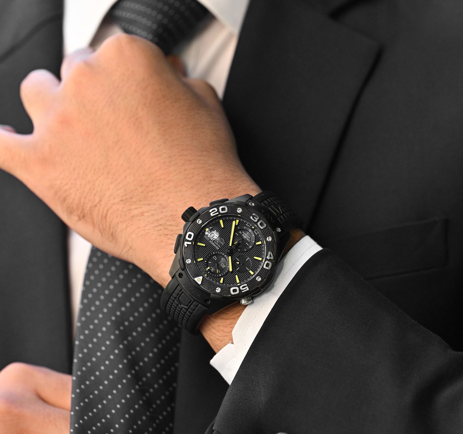 Buy TAG Heuer Aquaracer CAJ2180.FT6023 Men Watch in Black Dial
