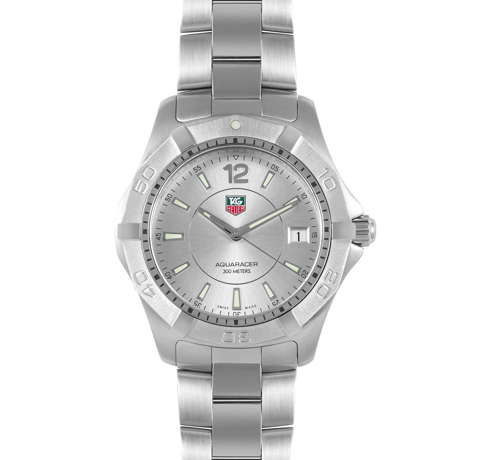 Buy TAG Heuer Aquaracer WAF1112.BA0801 Men Watch in Silver Dial