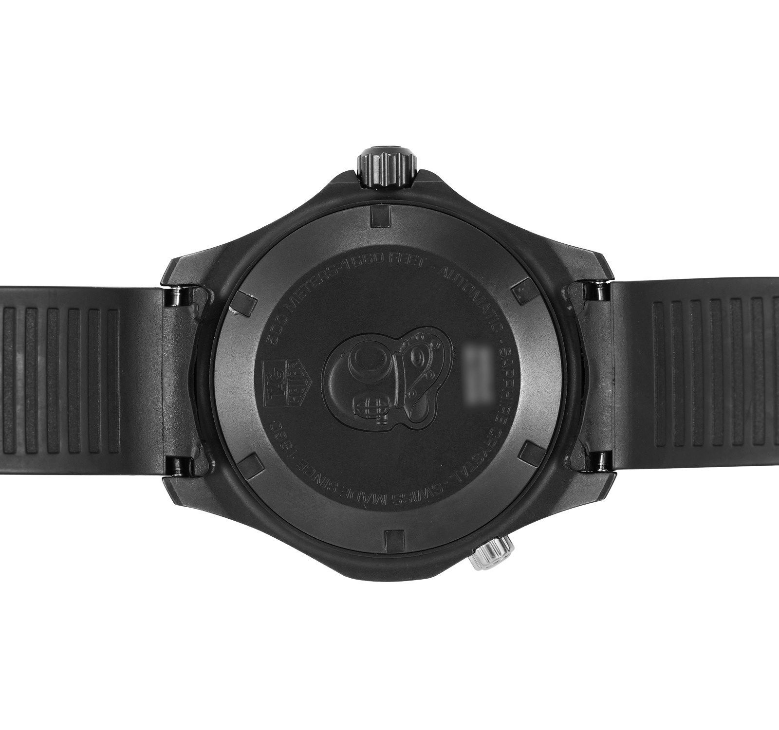 Tag heuer aquaracer rubber black ft6027 store