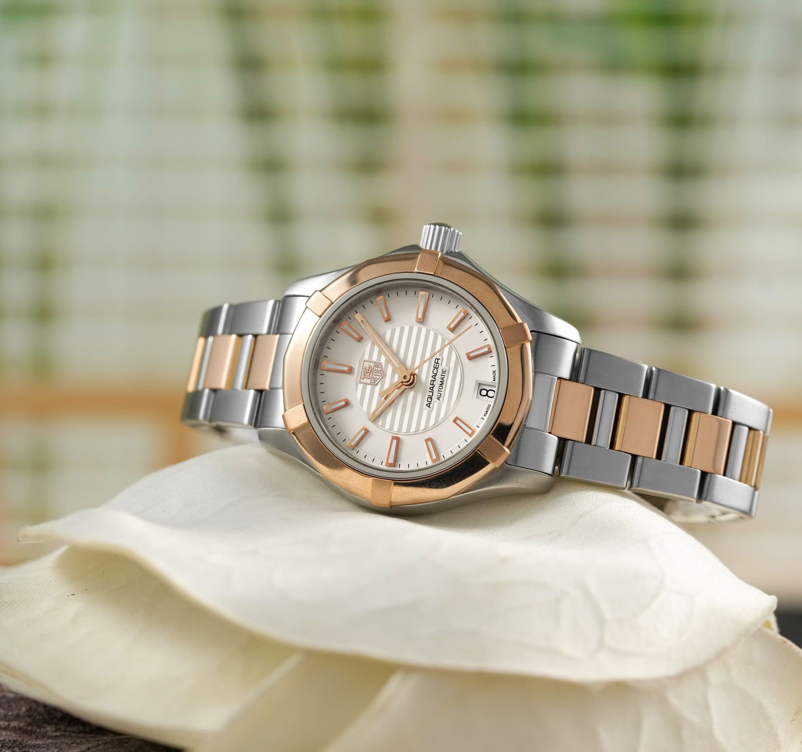 Pre-Owned TAG Heuer Aquaracer Women Watch in Silver Colour Dial